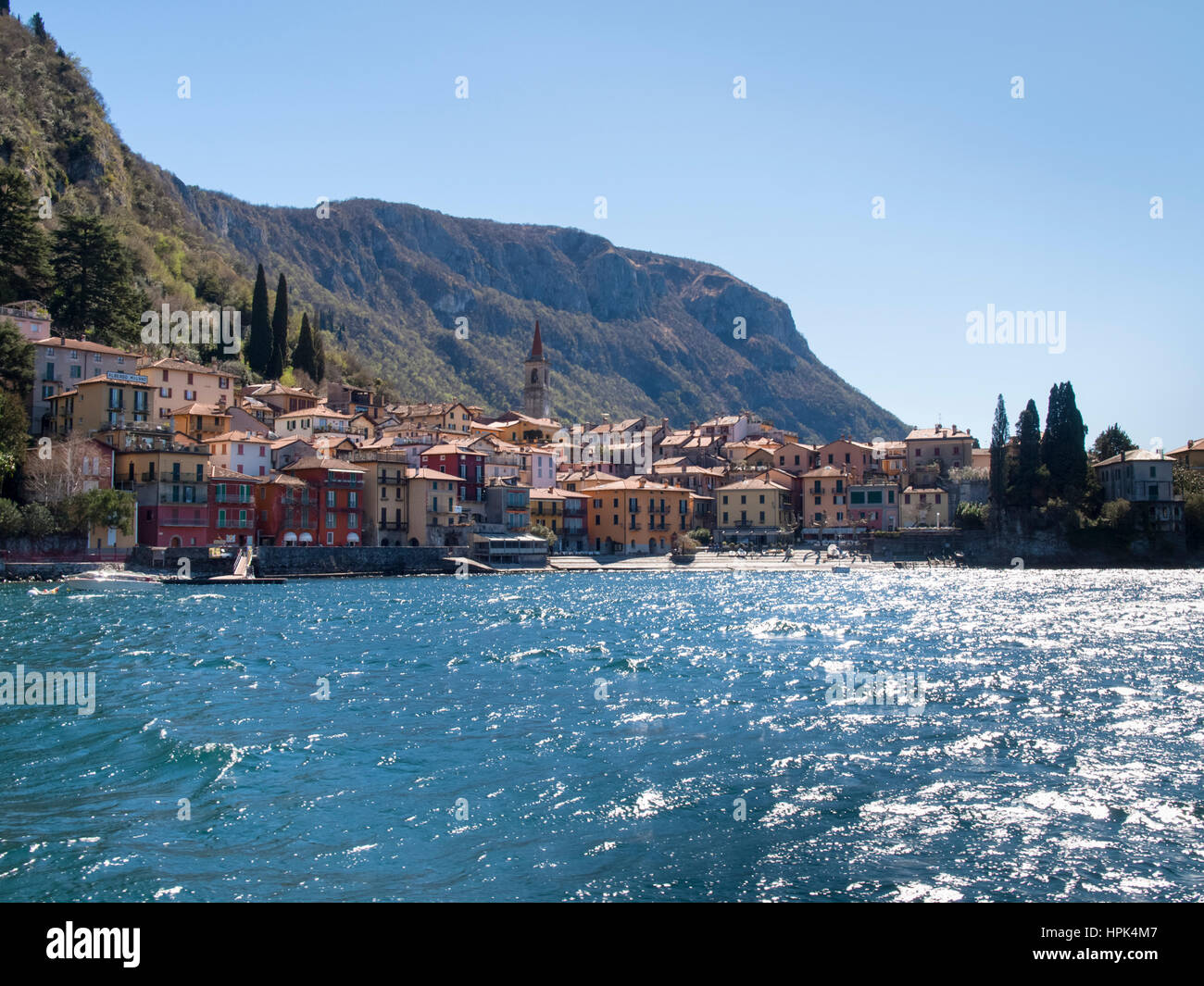 Varenna, Italien Land von Varenna, die typisch für die verschiedenen