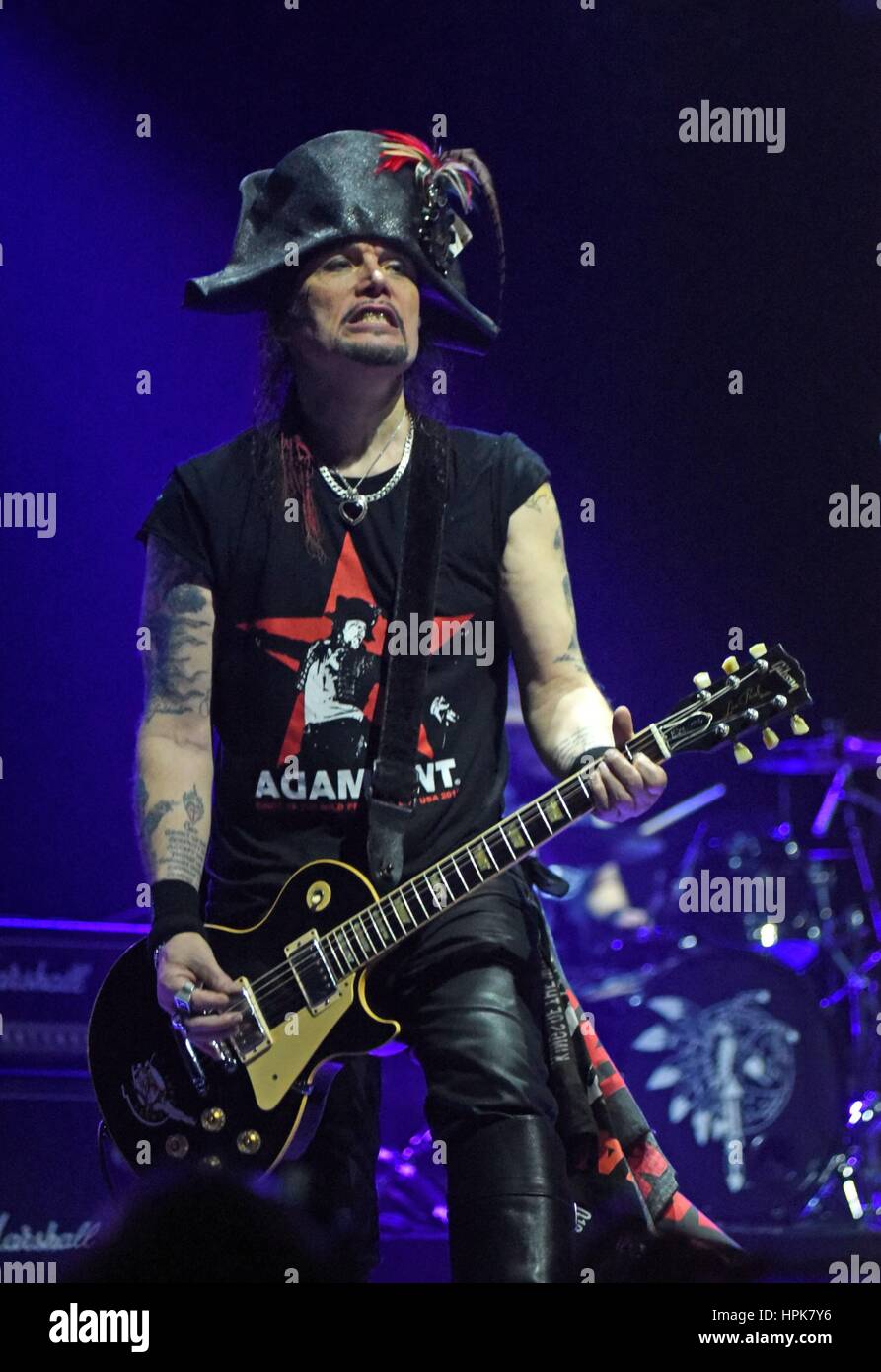 New York, NY, USA. 22. Februar 2017. Adam Ant in Anwesenheit für Adam Ant in Konzert, Webster Hall, New York, NY 22. Februar 2017. Bildnachweis: Derek Sturm/Everett Collection/Alamy Live-Nachrichten Stockfoto