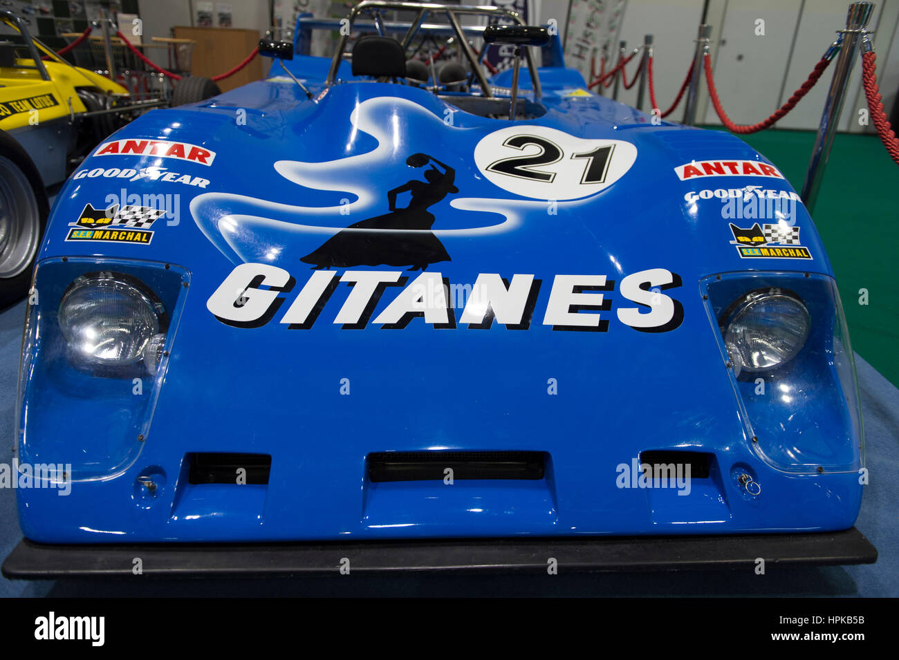 ExCel, London, UK. 23. Februar 2017. Die ersten historischen Motorsport International öffnet um ExCel, präsentiert die Welt des historischen Motorsports und Rallyes mit einigen der berühmtesten Rennwagen auf dem Display. Bildnachweis: Malcolm Park Leitartikel/Alamy Live-Nachrichten. Stockfoto