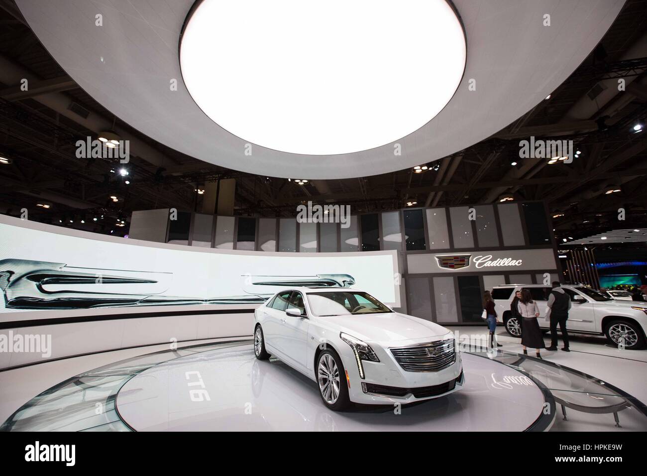 Toronto, Ontario, Kanada. 22. Februar 2017. Cadillac CT6 auf dem Display während des Toronto International Auto Show in Toronto, Ontario, am 22. Februar 2017. Bildnachweis: Lars Hagberg/ZUMA Draht/Alamy Live-Nachrichten Stockfoto