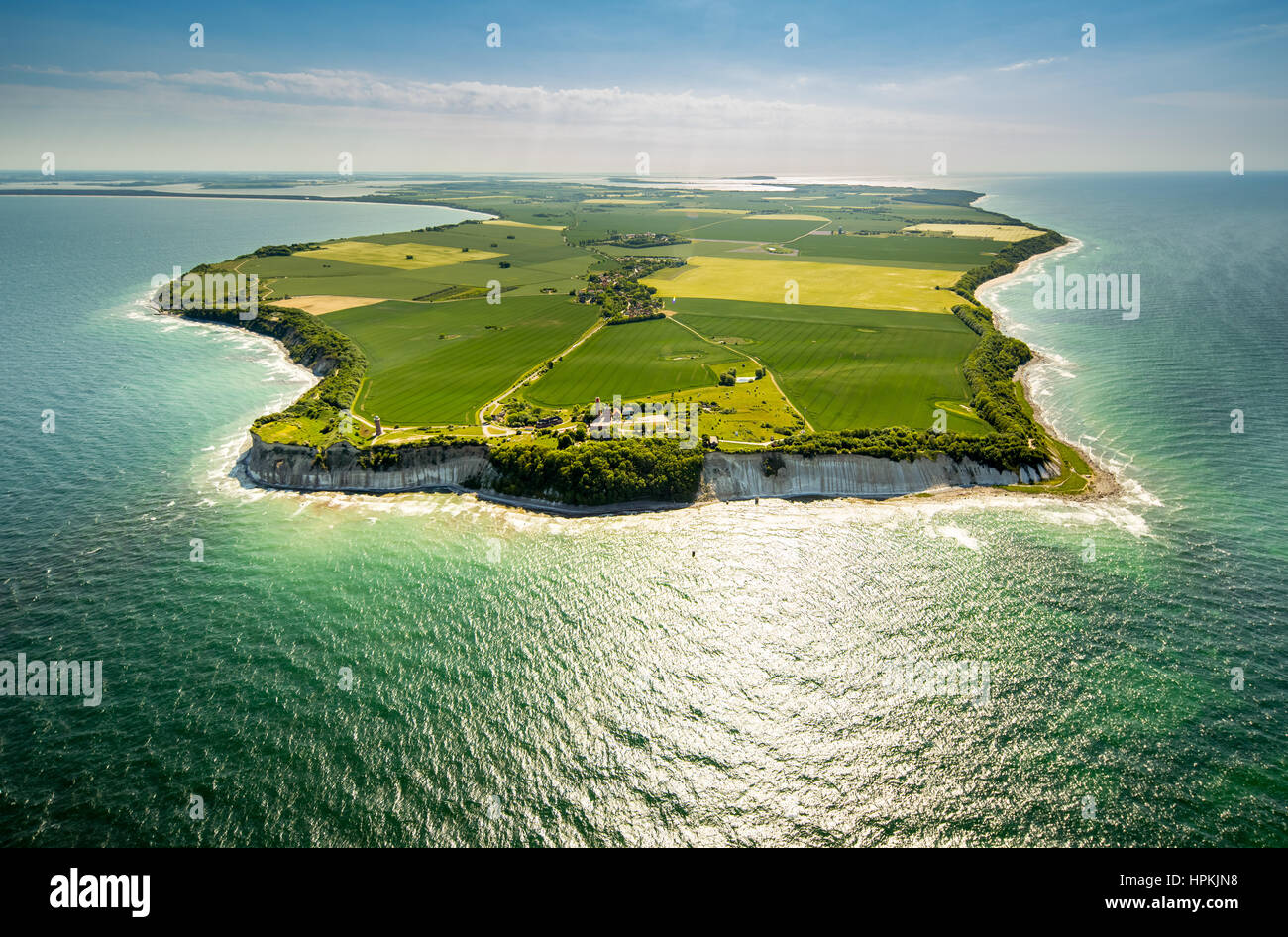 Wittow, Kap Arkona, Leuchtturm, Putko, Putgarten, Insel Rügen, Arkona, Putgarten, Ostseeküste, Vorpommern, Mecklenburg-Vorpommern, Germa Stockfoto