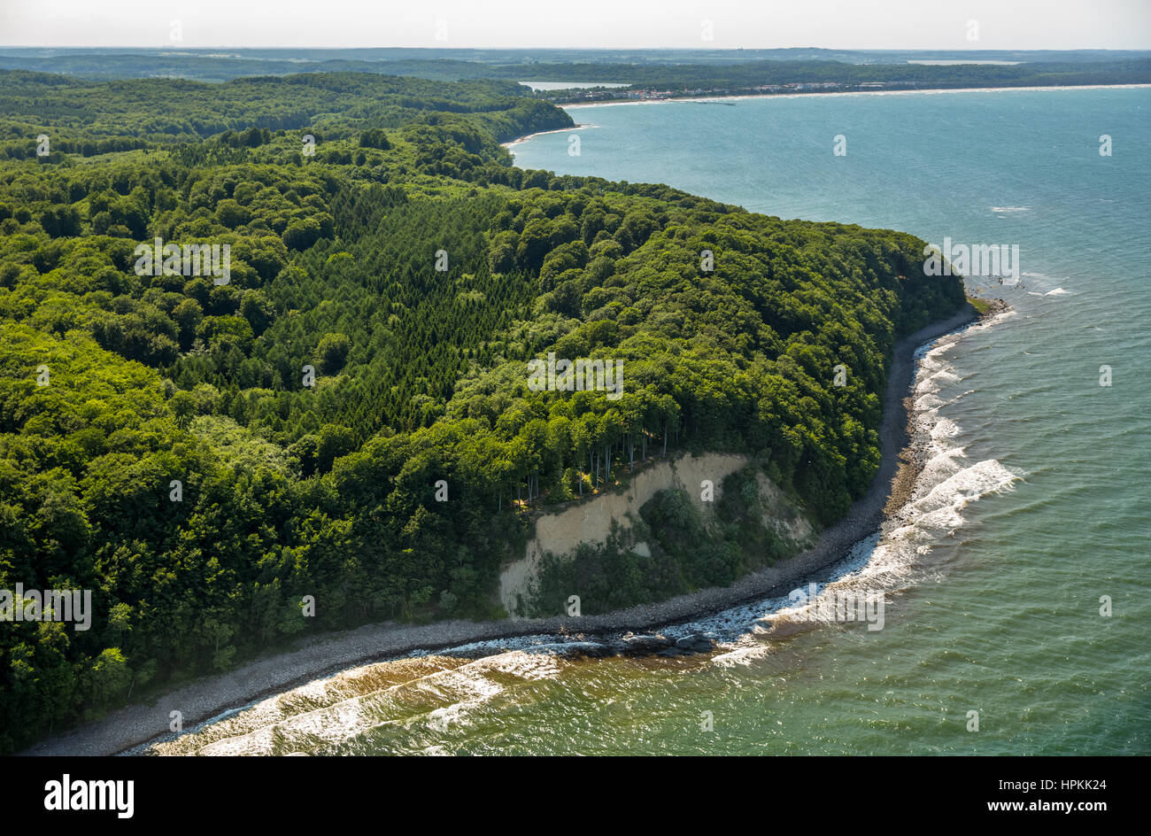 Küste, Strandkörbe, Sellin, Ostküste, Vorpommern, Mecklenburg-West Pomerania, Deutschland Stockfoto