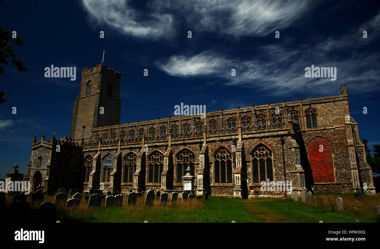 Blythburgh Church Suffolk Stockfoto
