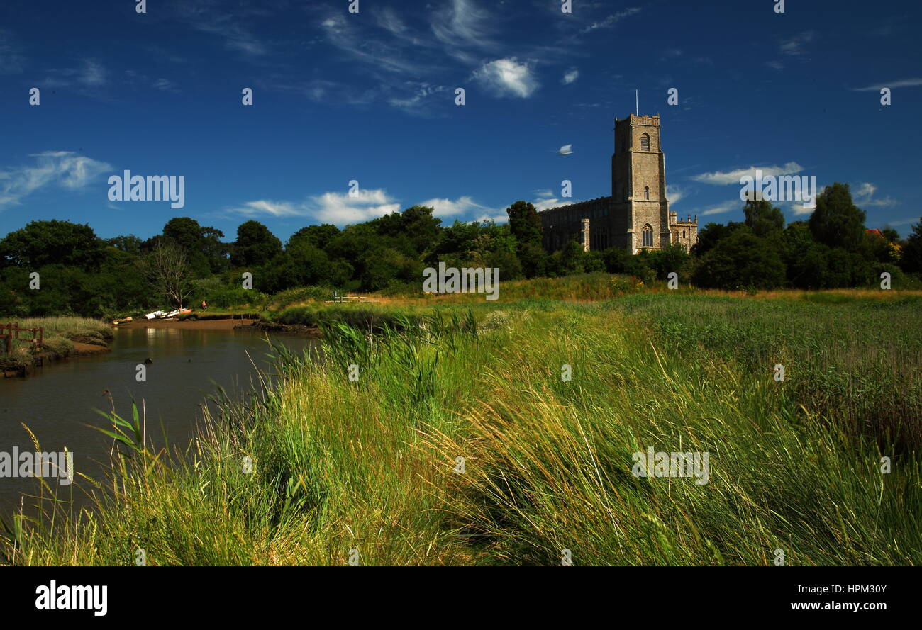 Blythburgh Church Suffolk Stockfoto