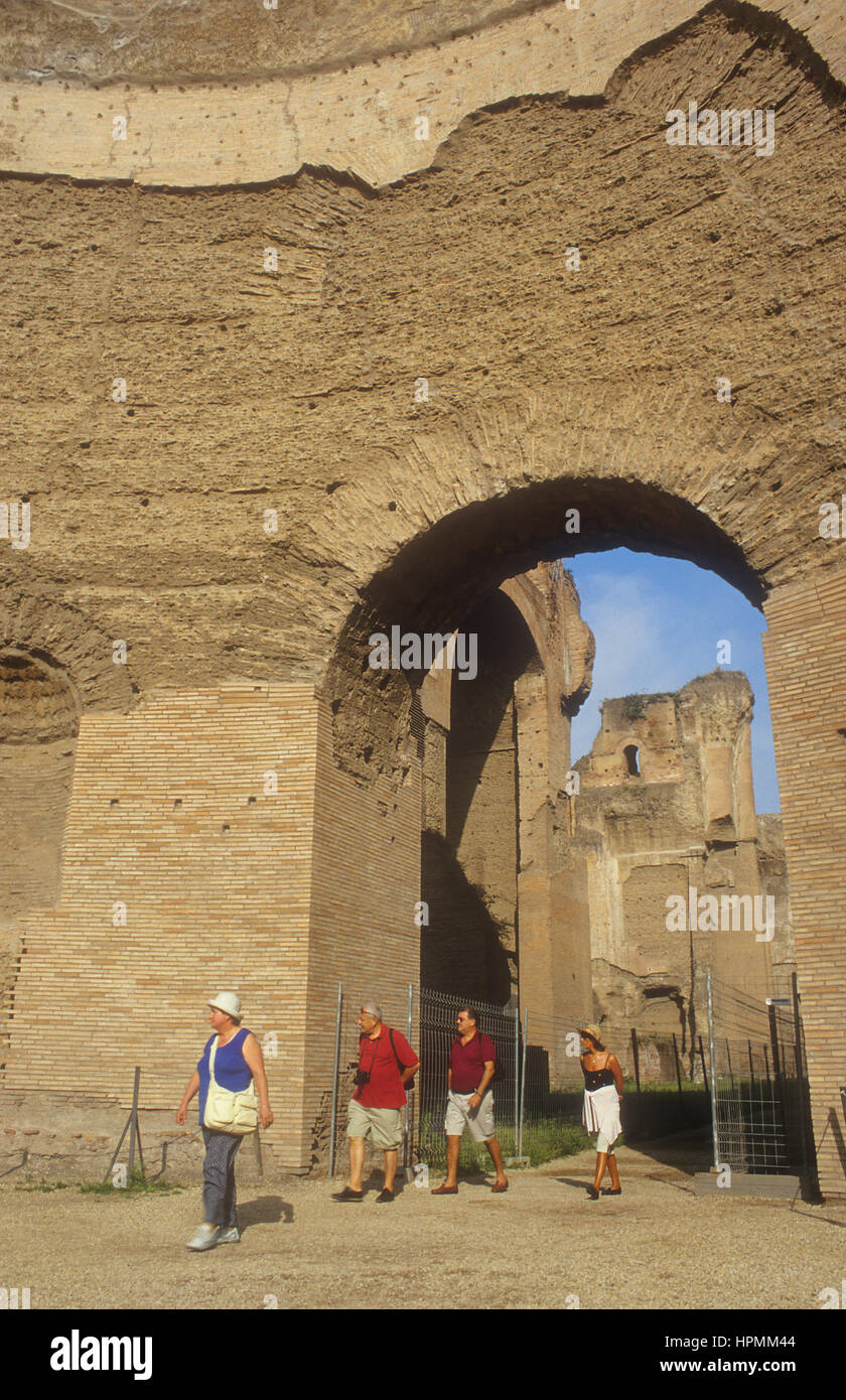 Caracalla Therme, Rom, Italien Stockfoto