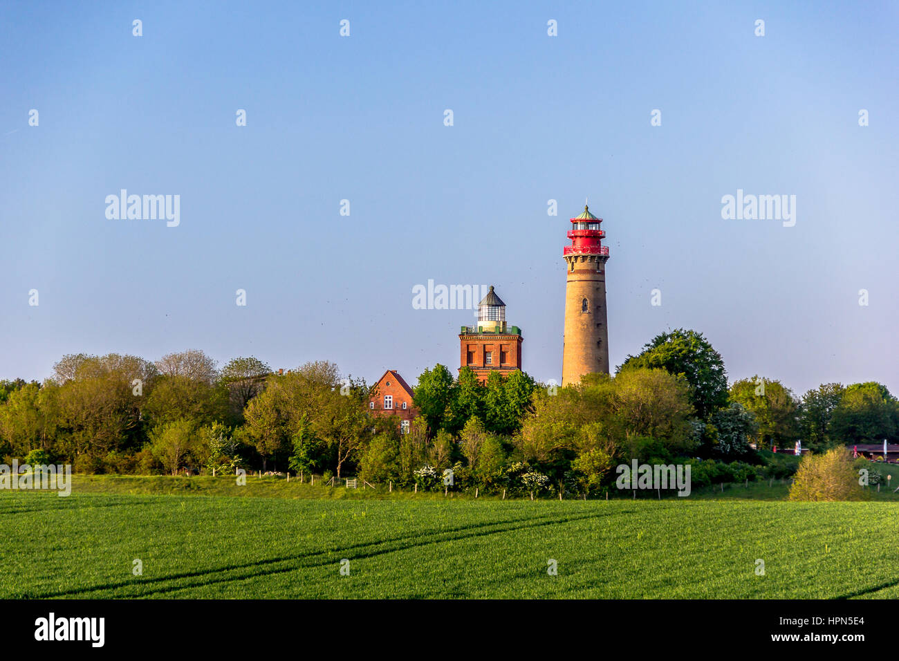 Kap Arkona auf der deutschen Insel Rügen an der Spitze der Halbinsel ...