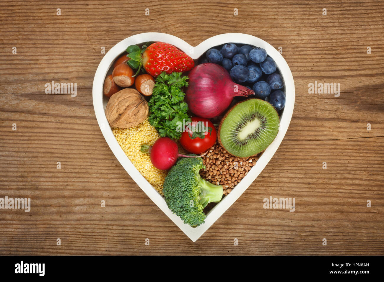 Healhy-Food-Konzept Stockfoto