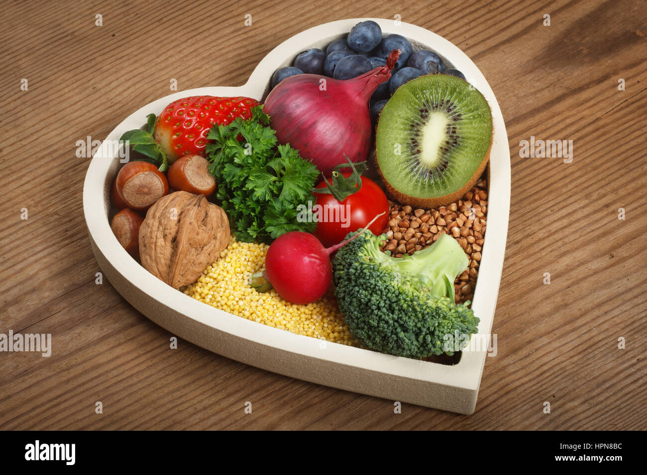 Healhy-Food-Konzept Stockfoto