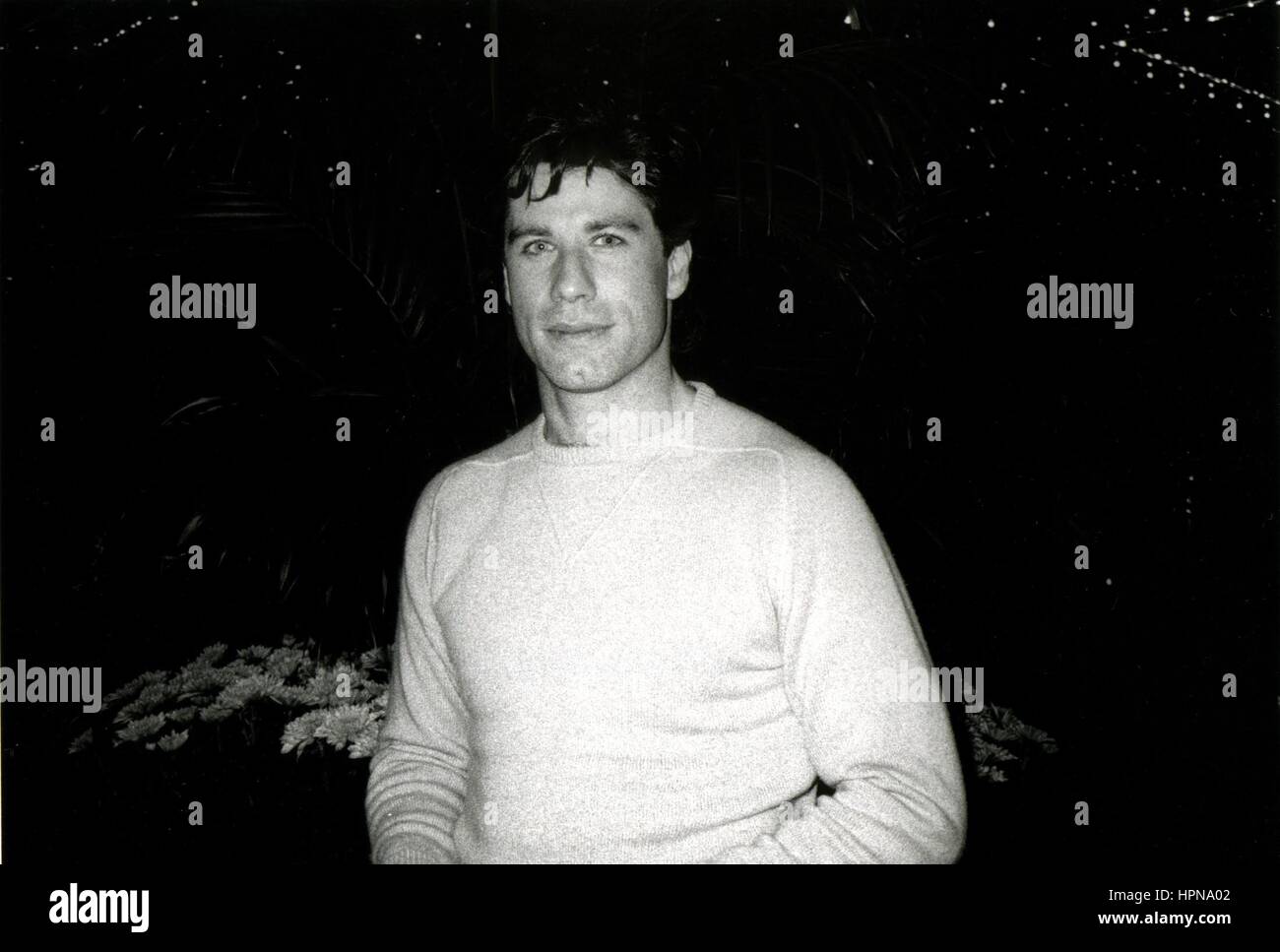 JOHN TRAVOLTA 1984 UN PLAZA, NEW YORK KREDIT ALLE VERWENDUNGEN Stockfoto