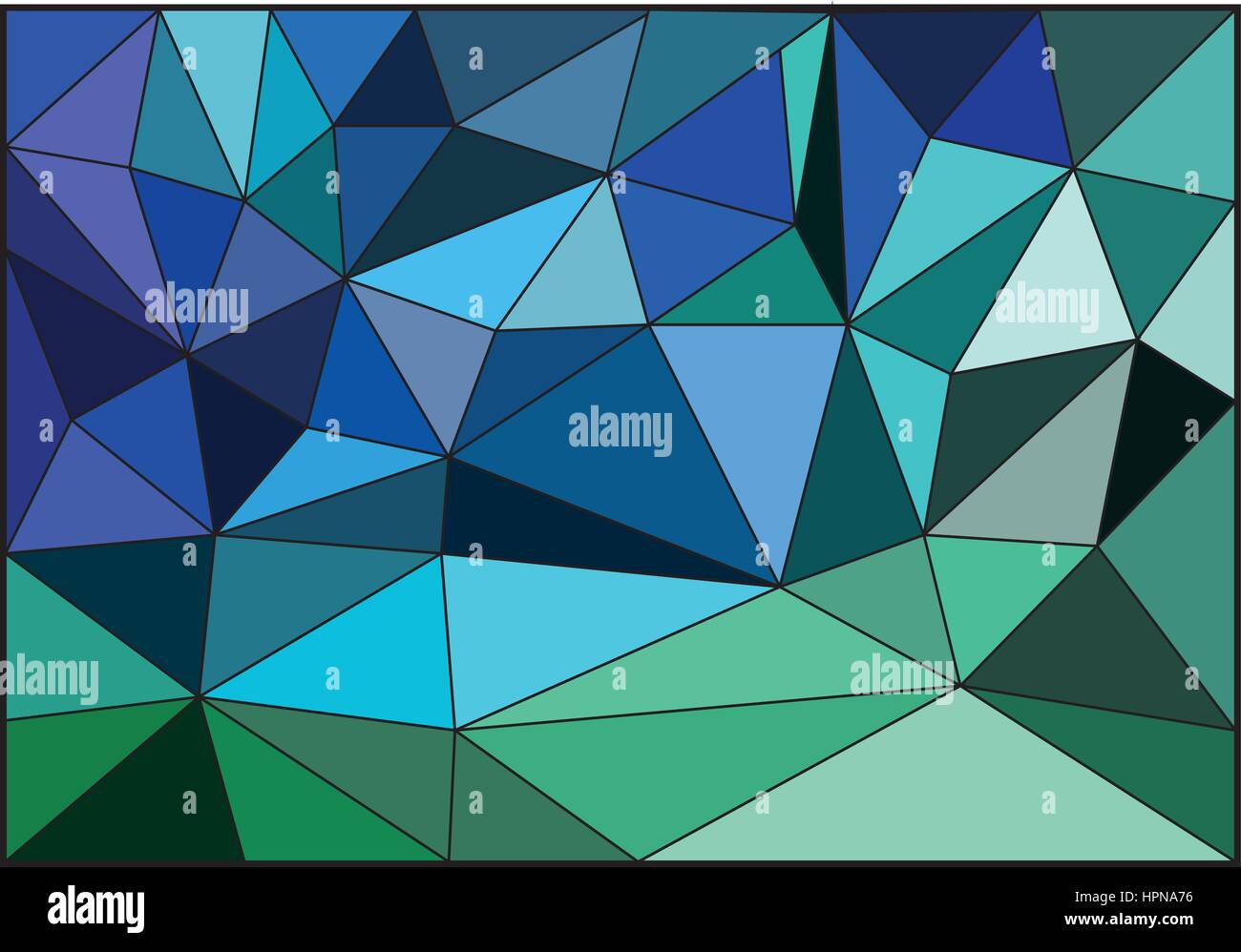 Blaue und grüne Dreieck Textur Stock Vektor