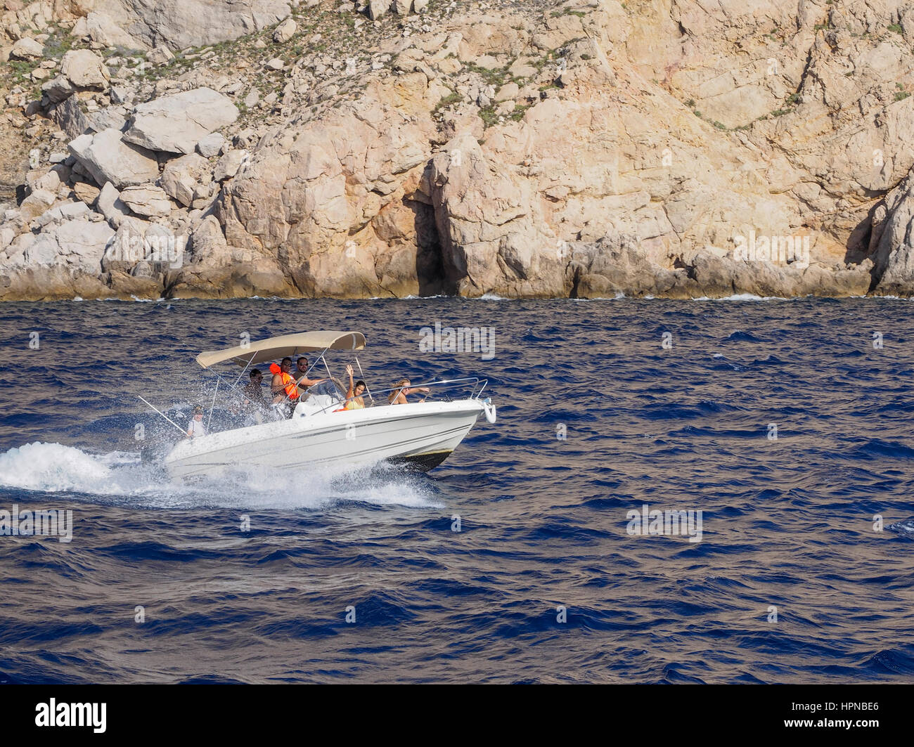 SAN ANTONI IBIZA Stockfoto