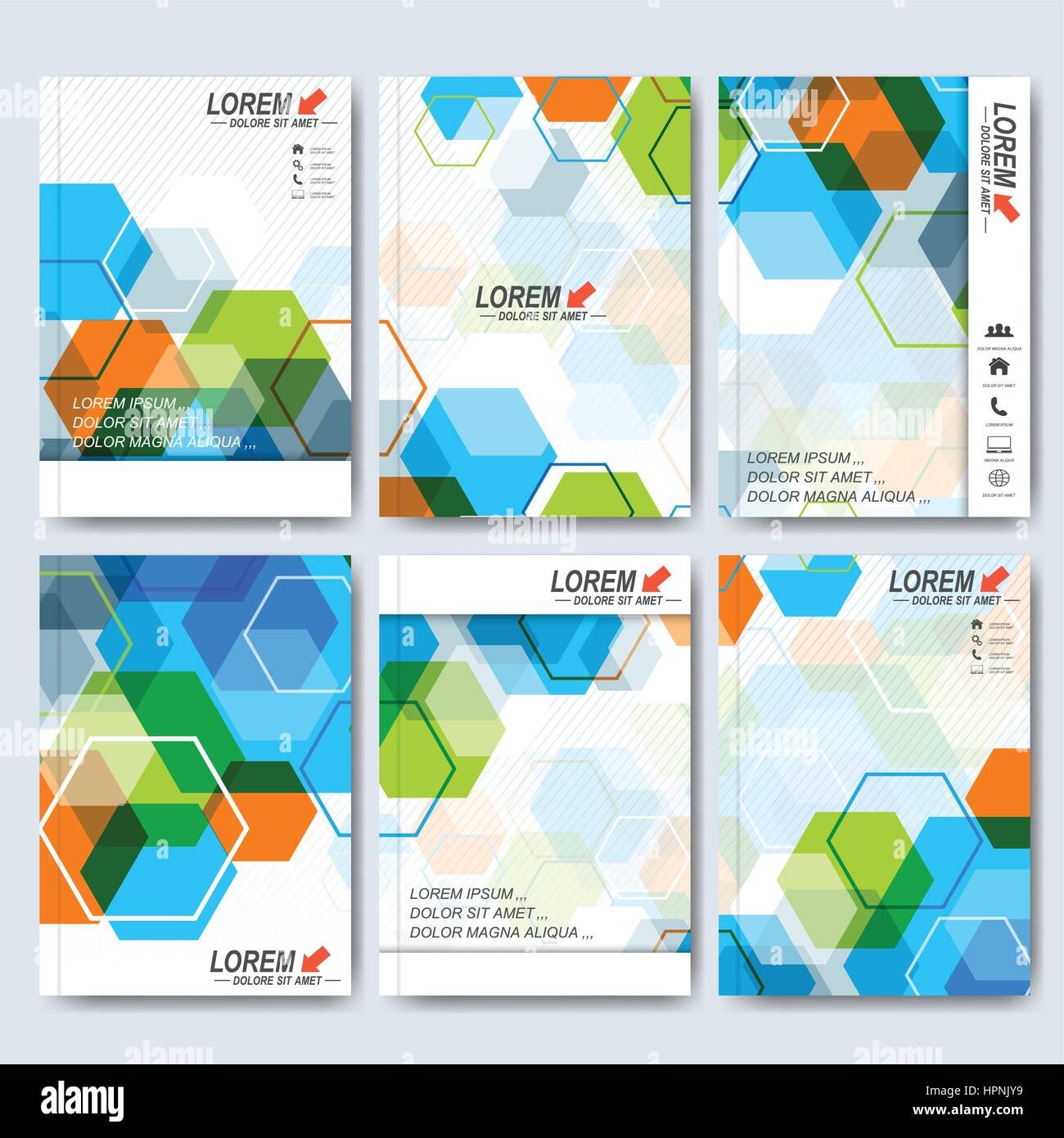 Moderne Vektor Vorlagen für Broschüre, Flyer, Cover-Magazin oder den Bericht im A4-Format. Wirtschaft, Wissenschaft, Medizin und Technik design Stock Vektor