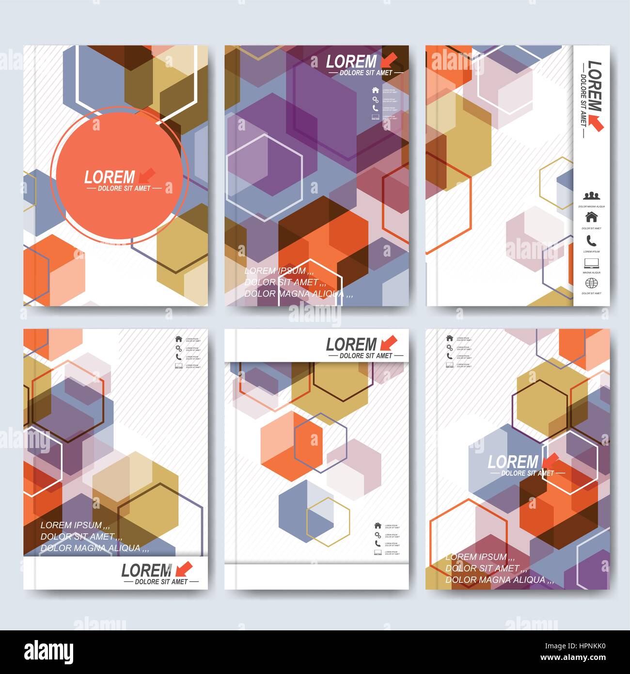 Moderne Vektor Vorlagen für Broschüre, Flyer, Cover-Magazin oder den Bericht im A4-Format. Wirtschaft, Wissenschaft, Medizin und Technik Design. Vektor-illustration Stock Vektor