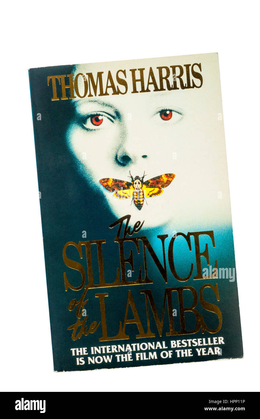 Eine Taschenbuchausgabe von das Schweigen der Lämmer von Thomas Harris.  Zuerst veröffentlicht in 1988. Stockfoto