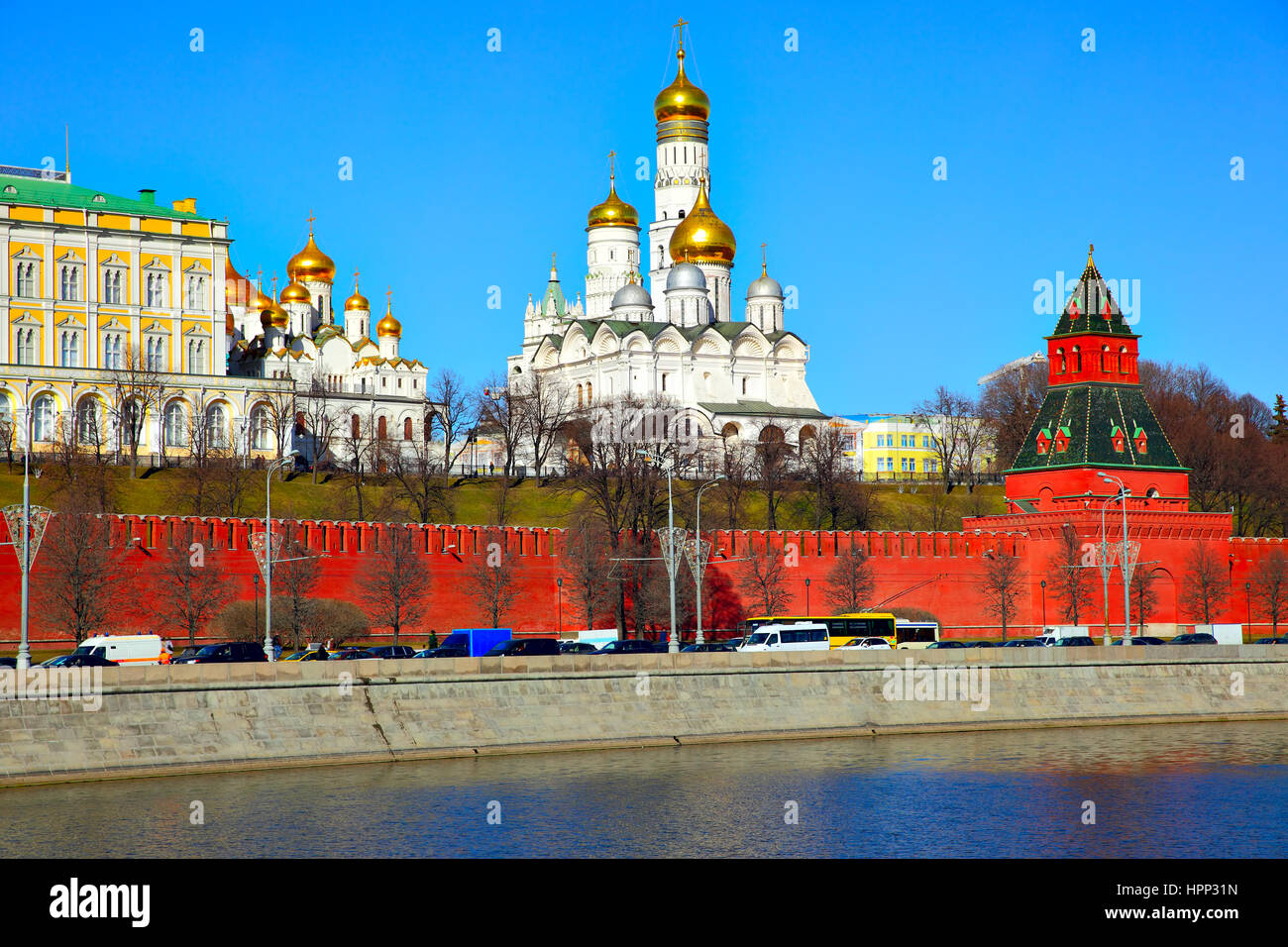 Der Moskauer Kreml, Russland Stockfoto