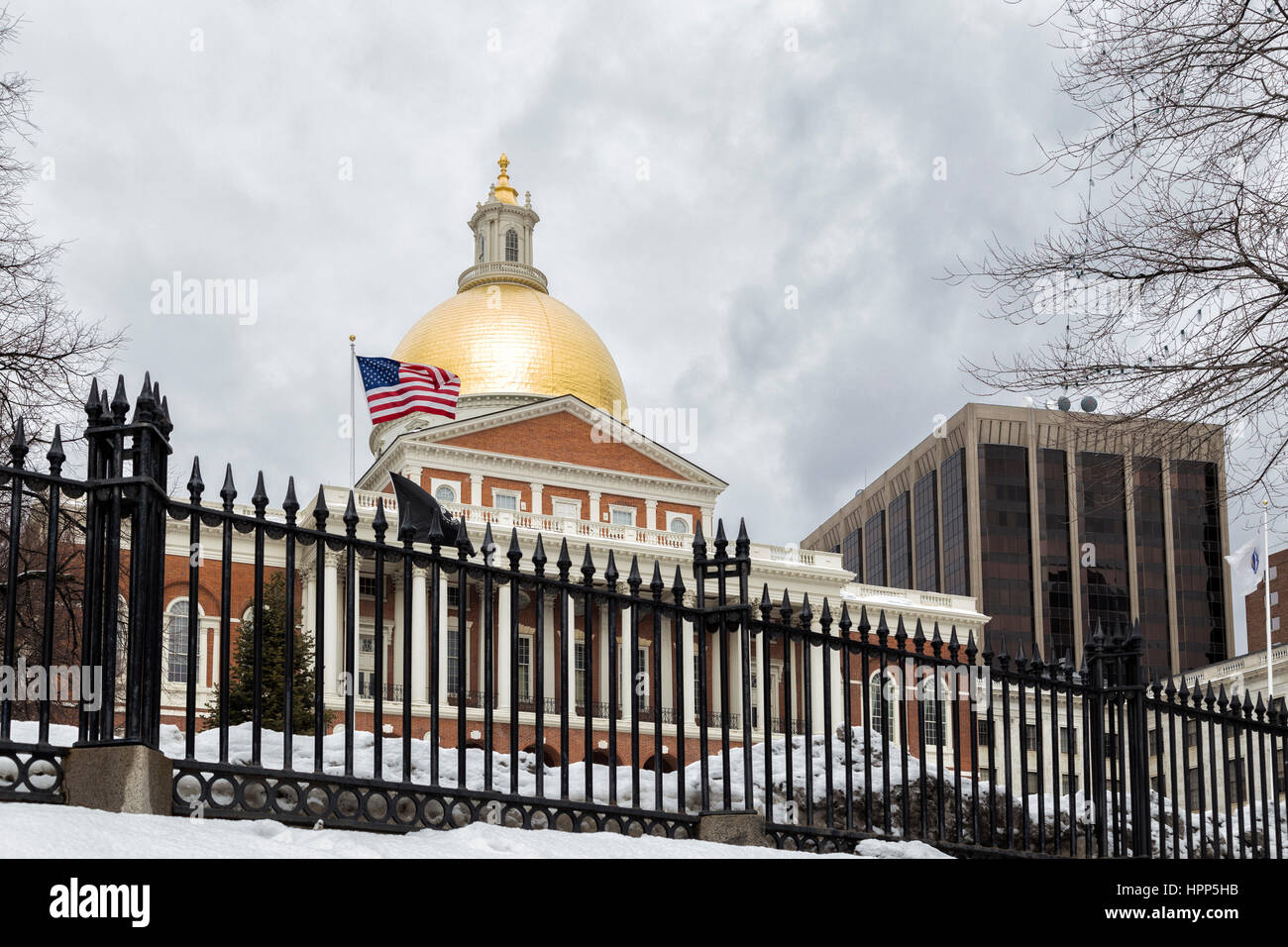 Massachusetts State House Stockfoto
