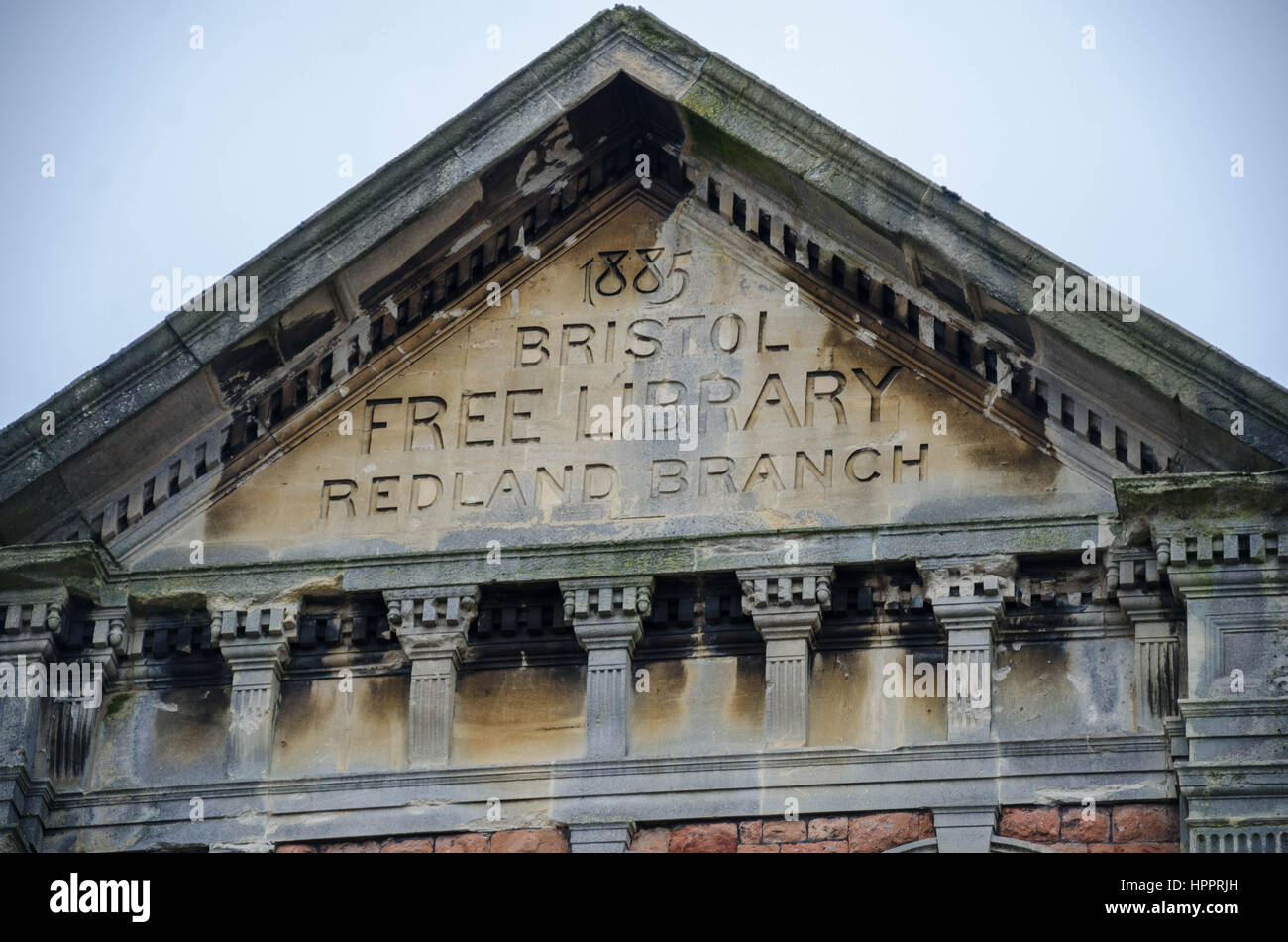 Redland Bibliothek auf Whiteladies Straße, Bristol Stockfoto