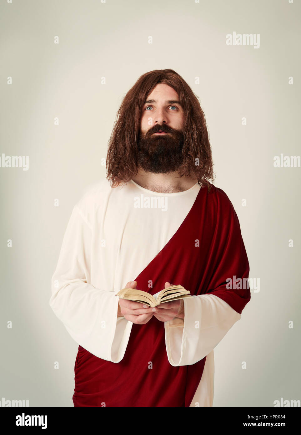 Jesus aus der Bibel zu predigen Stockfoto