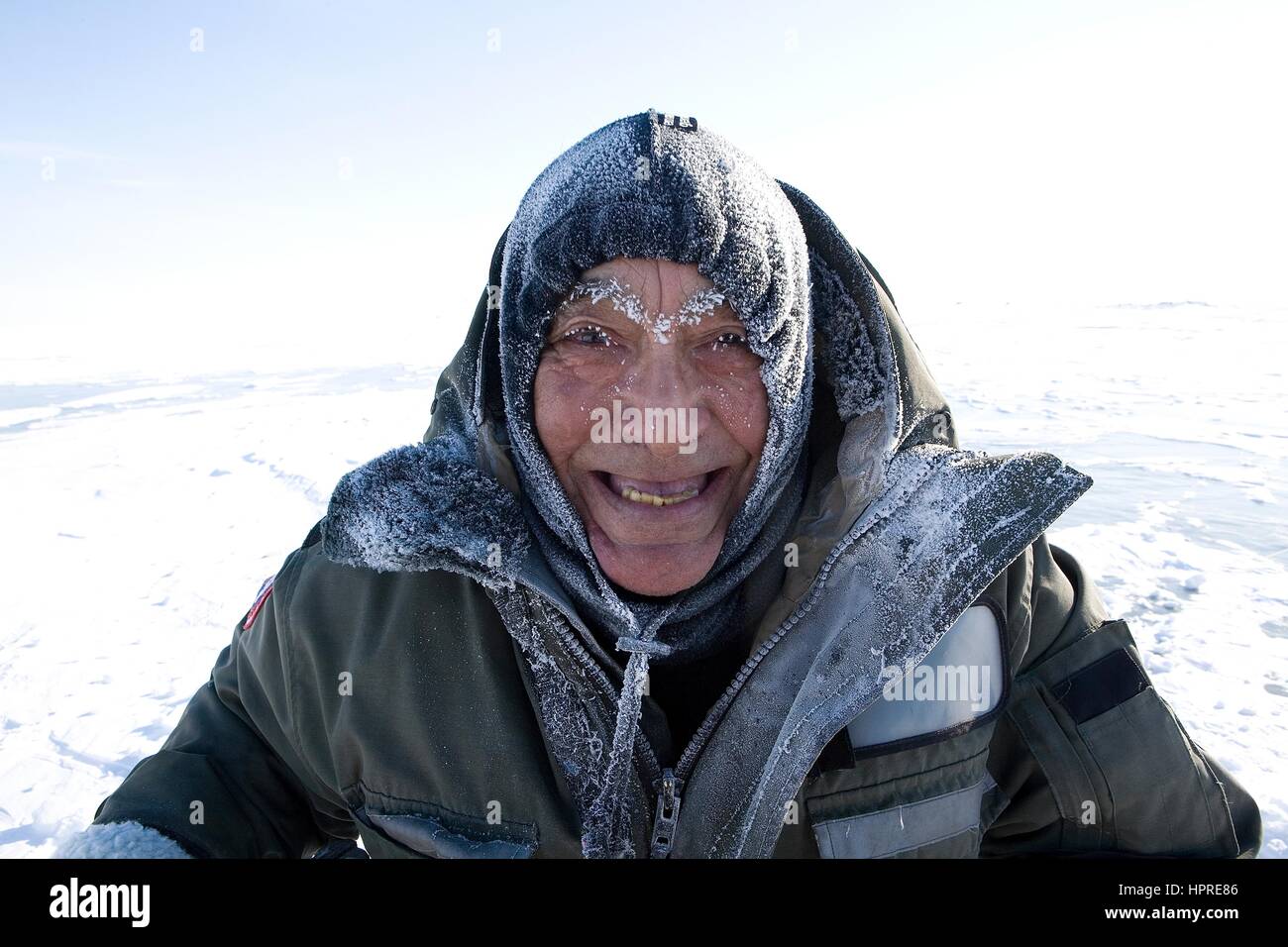 Gjohaven ist eine Inuit-Siedlung im hohen Norden Kanadas Stockfoto