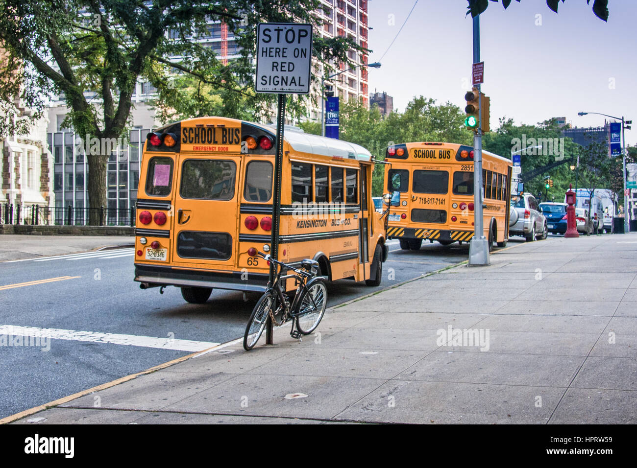 Die Straßen von Harlem, New York, USA Stockfoto