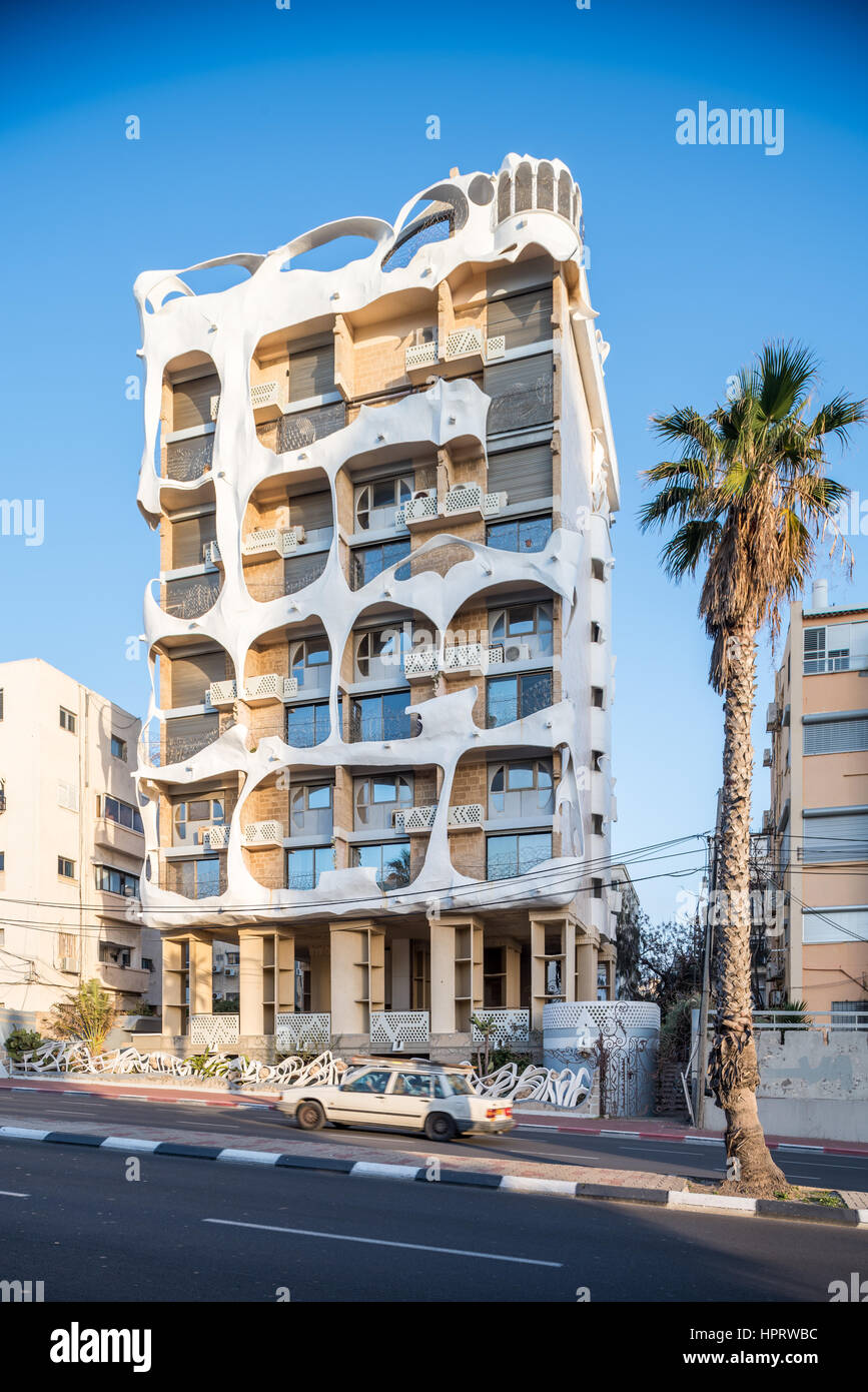 Verrückte Haus, Tel Aviv-Yafo, Israel Stockfoto
