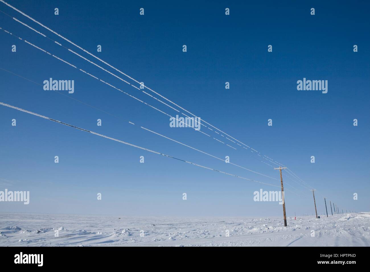 Gjohaven ist eine Inuit-Siedlung im hohen Norden Kanadas Stockfoto