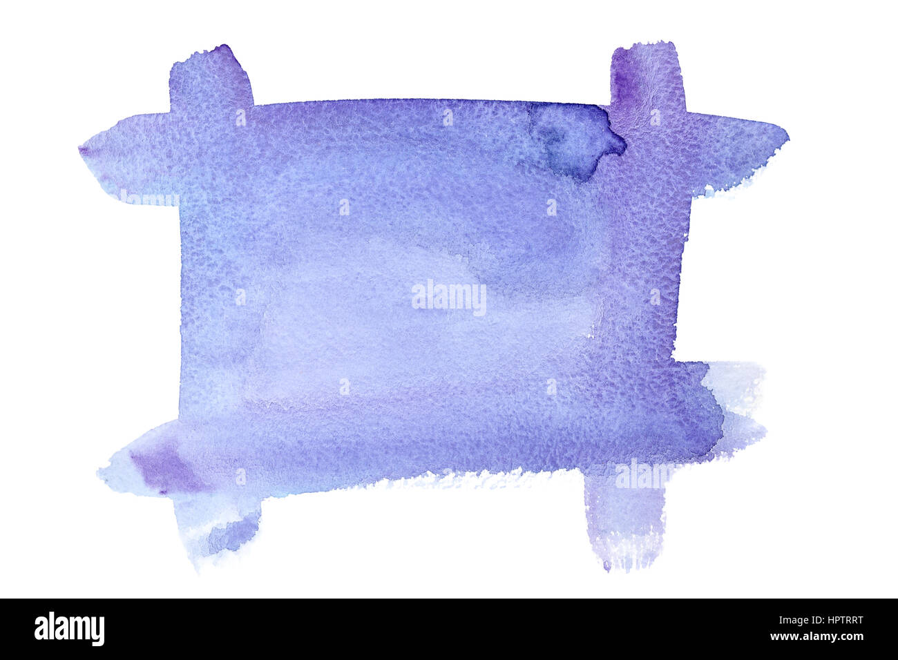 Blau violett Aquarell LightFrame - Platz für Ihren eigenen text Stockfoto