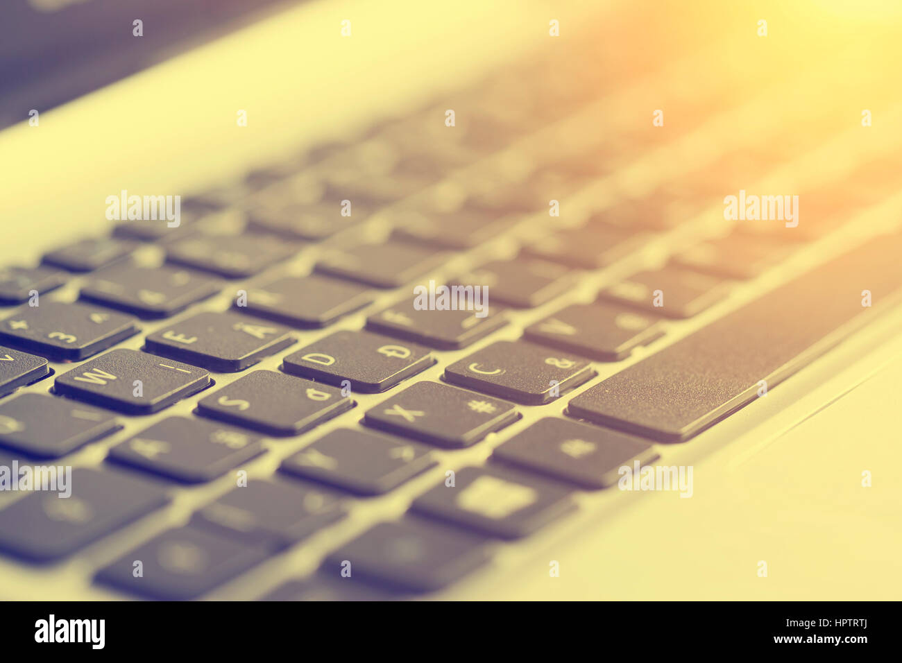 Laptop-Tastatur Stockfoto