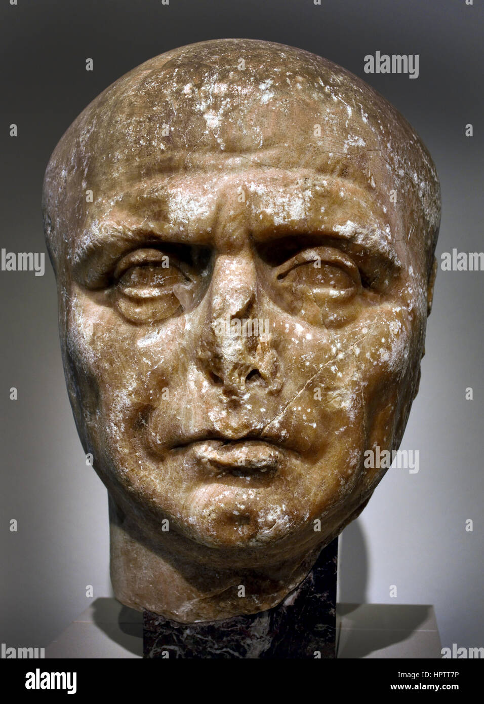 Leiter der Priester der Isis 70-100 n. Chr. Onyx Ägypten Italien. (Zeit der flavischen Kaiser) Stockfoto