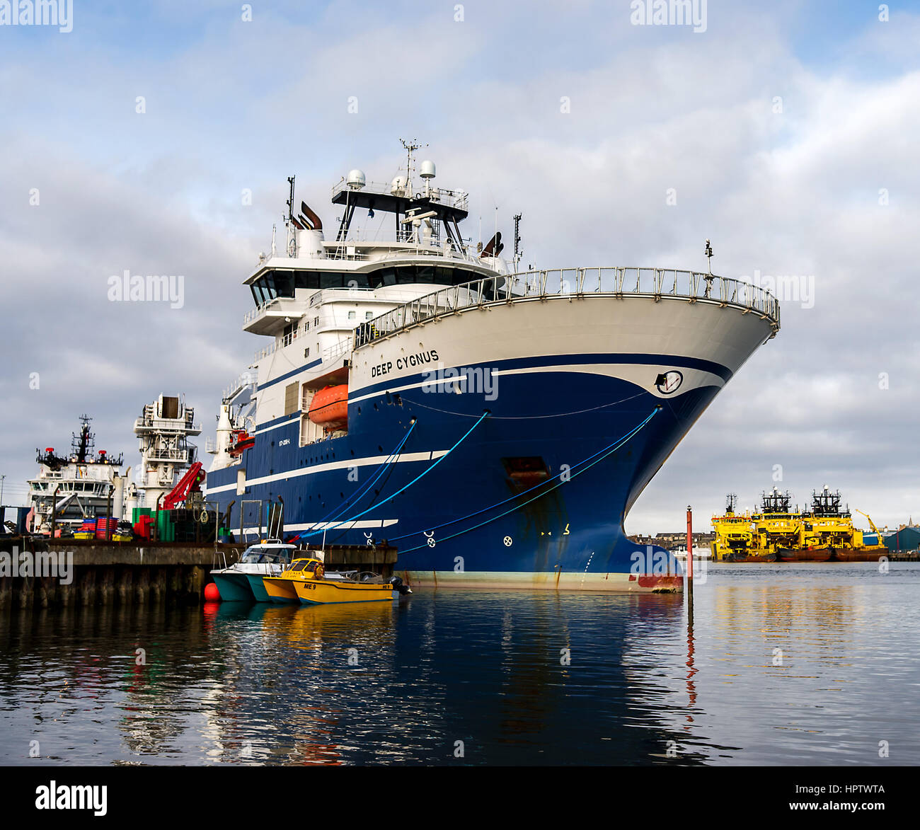 liefern Sie Montrose, Ferryden Hafen, Nordsee Boote, Tiefwasser-Hafen Stockfoto