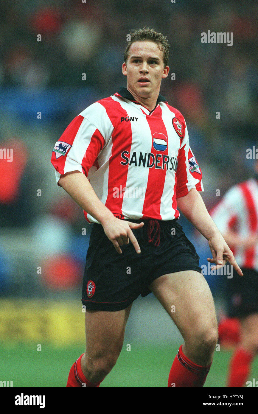 KEVIN DAVIES SOUTHAMPTON FC 12. Januar 1998 Stockfoto