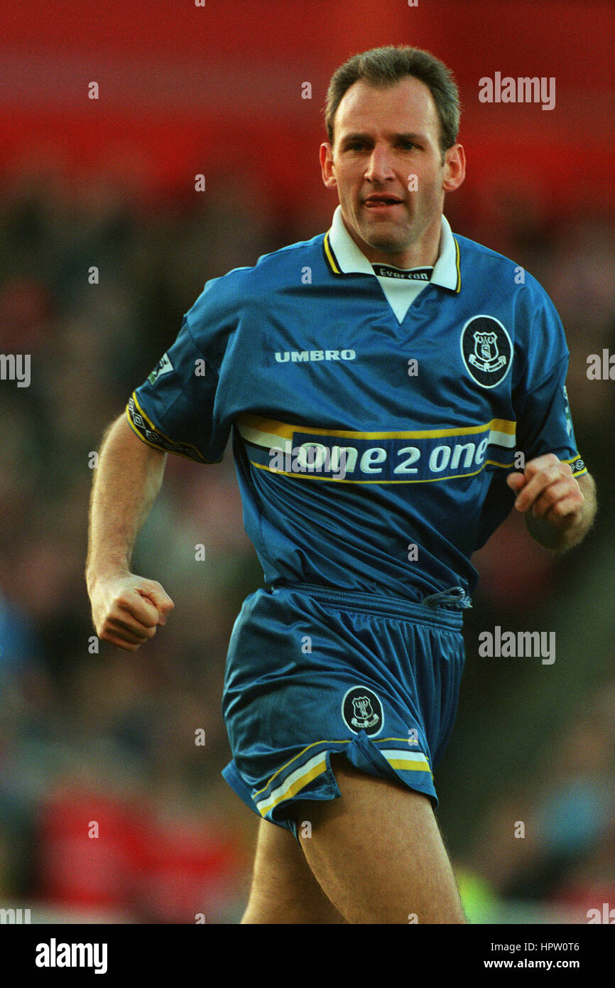 DAVE WATSON EVERTON FC 10. Februar 1998 Stockfoto
