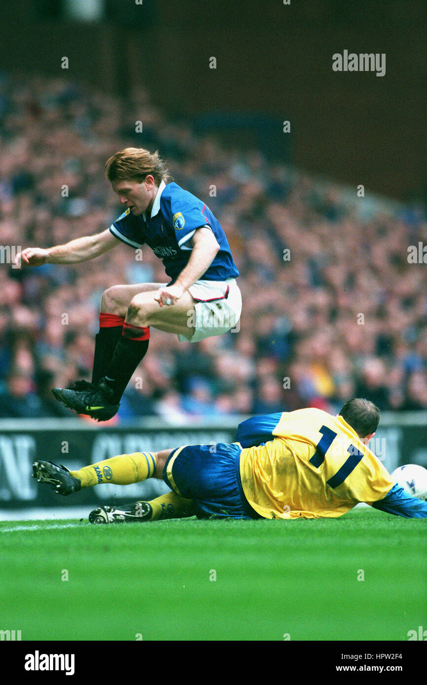 STUART MCCALL GLASGOW RANGERS FC 23. März 1998 Stockfoto