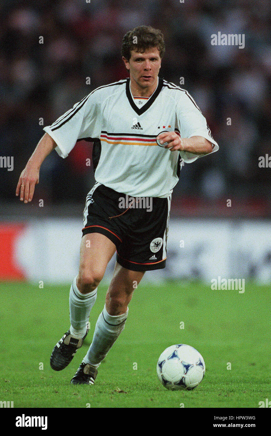ANDREAS MOLLER Deutschland & BORUSSIA DORTMUND FC 24. April 1998 Stockfoto