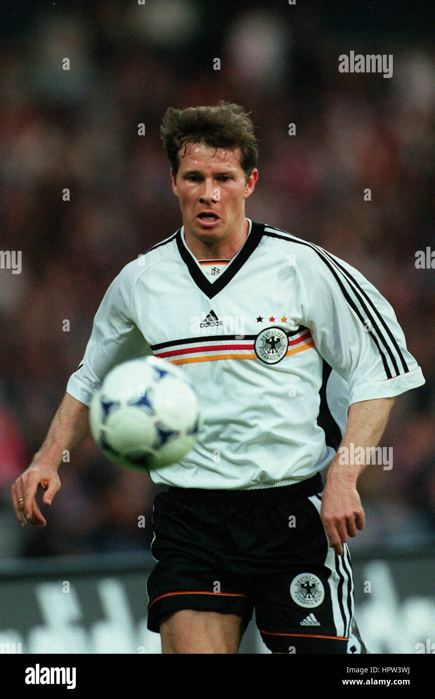 STEFAN REUTER Deutschland & BORUSSIA DORTMUND 24. April 1998 Stockfoto