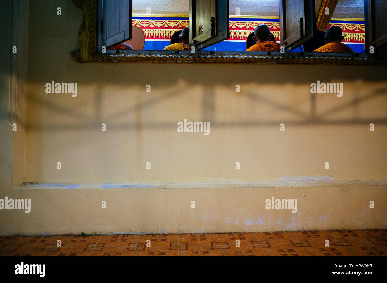 Hinter der Mauer des Todes Stockfoto