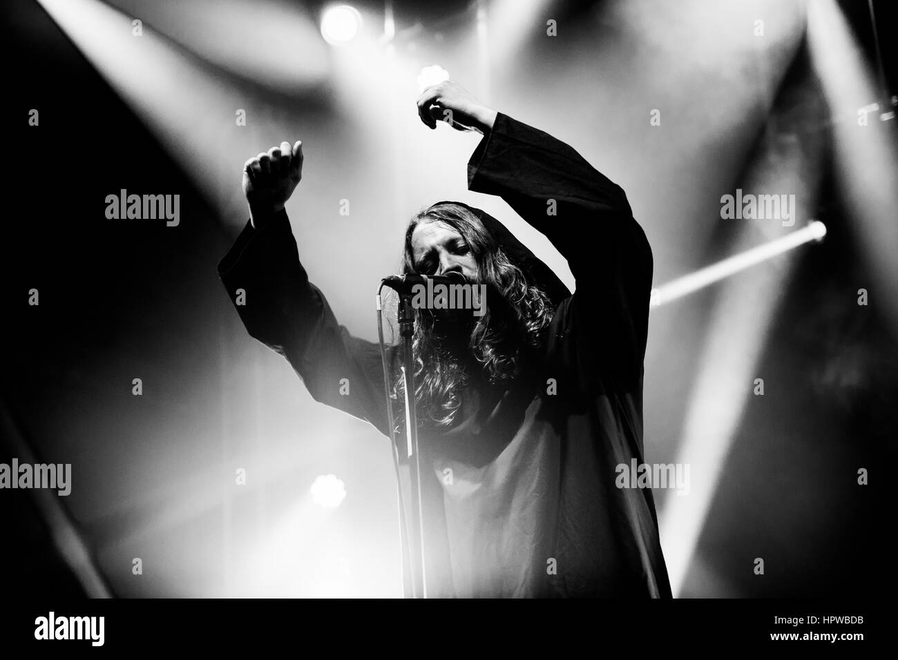 Dave McCabe & die Auswirkungen - Formely the Zutons - Live-Auftritt Beim Liverpool Sound City Festival Mai 2015 Stockfoto