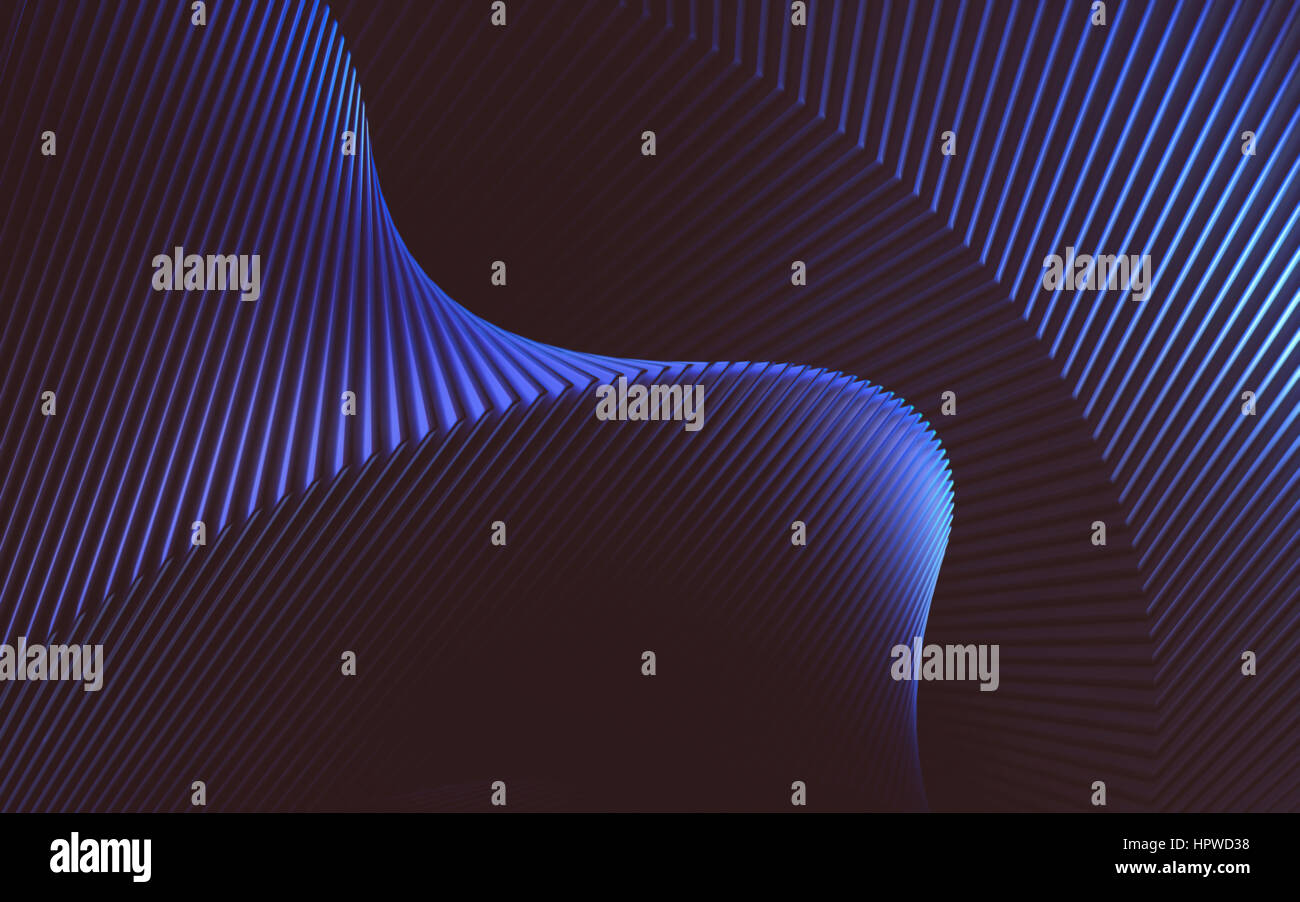 Grafik 3 dimensionale Darstellung. Stockfoto