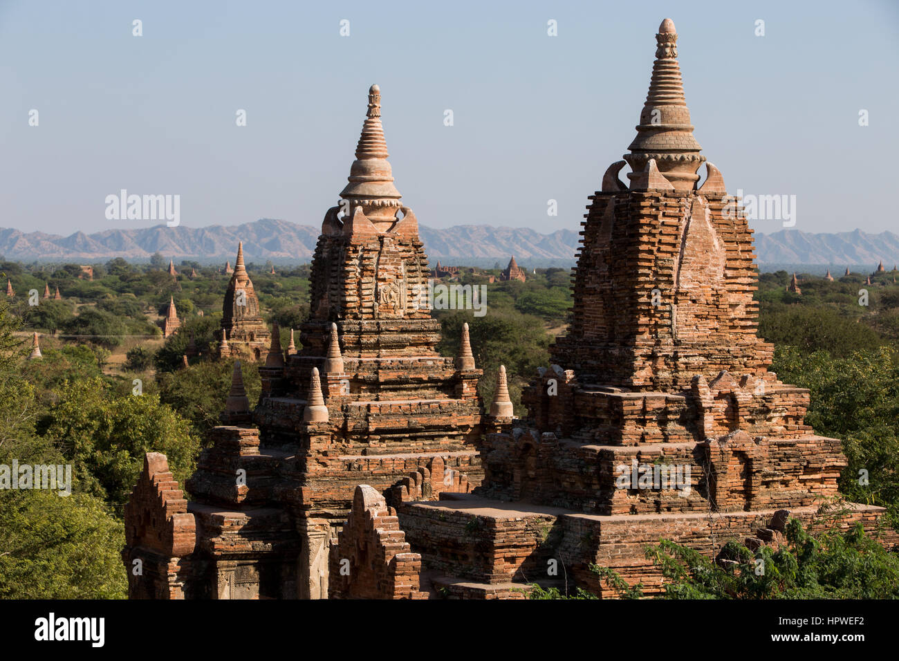 Bagan in Myanmar Stockfoto