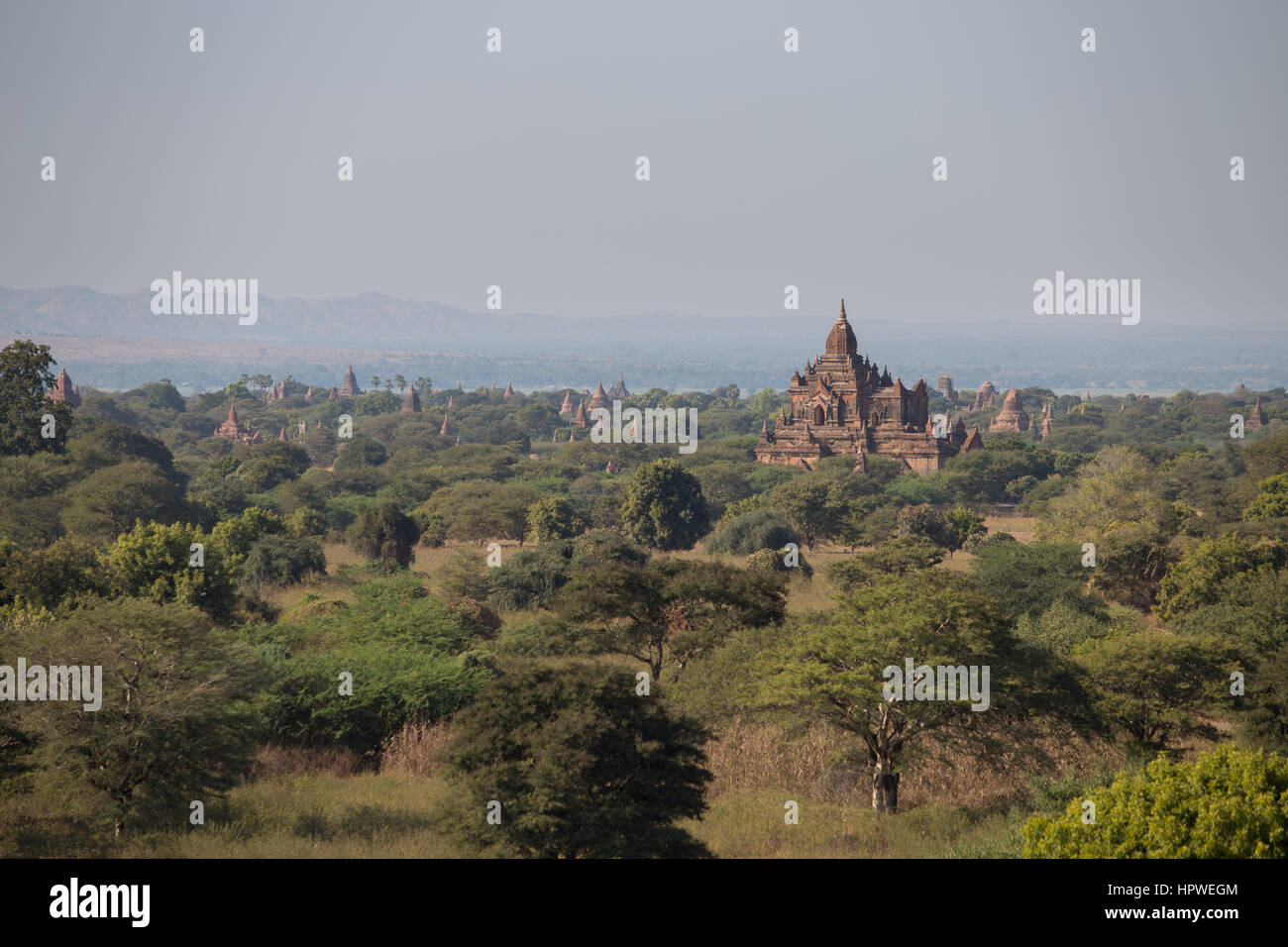 Bagan in Myanmar Stockfoto
