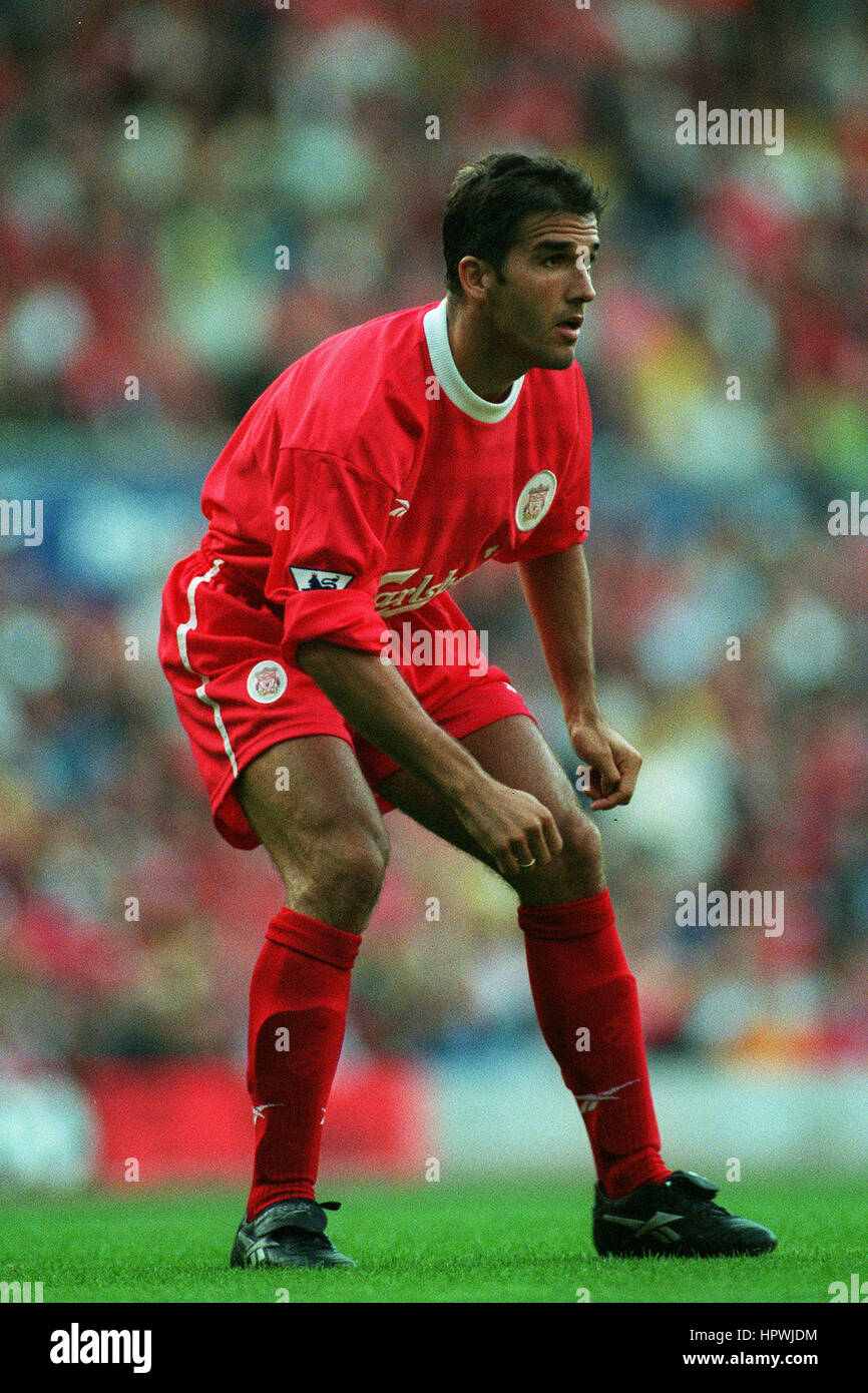 KARLHEINZ RIEDLE FC LIVERPOOL 12. August 1998 Stockfoto