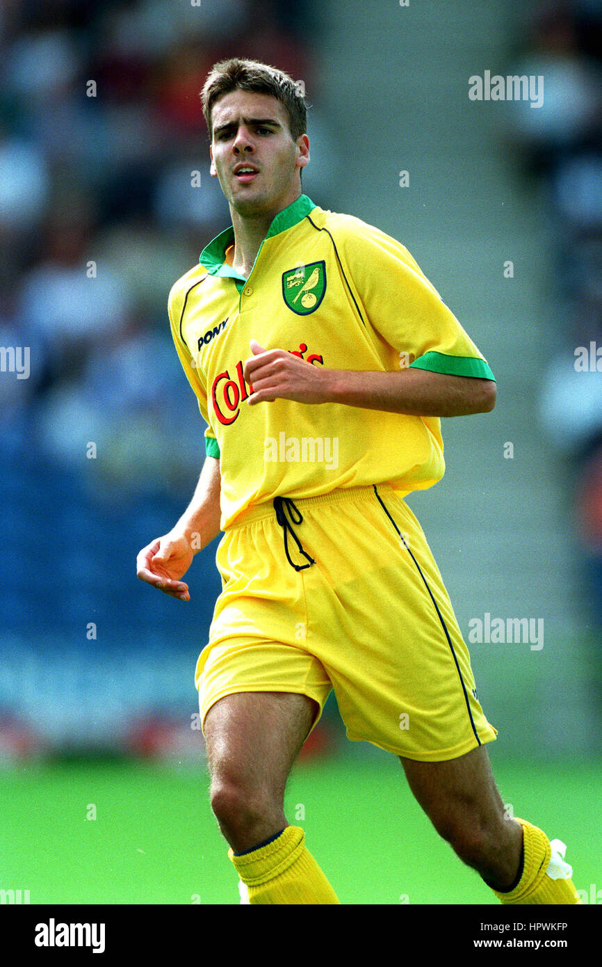 LEE MARSHALL NORWICH CITY FC 24. August 1998 Stockfoto