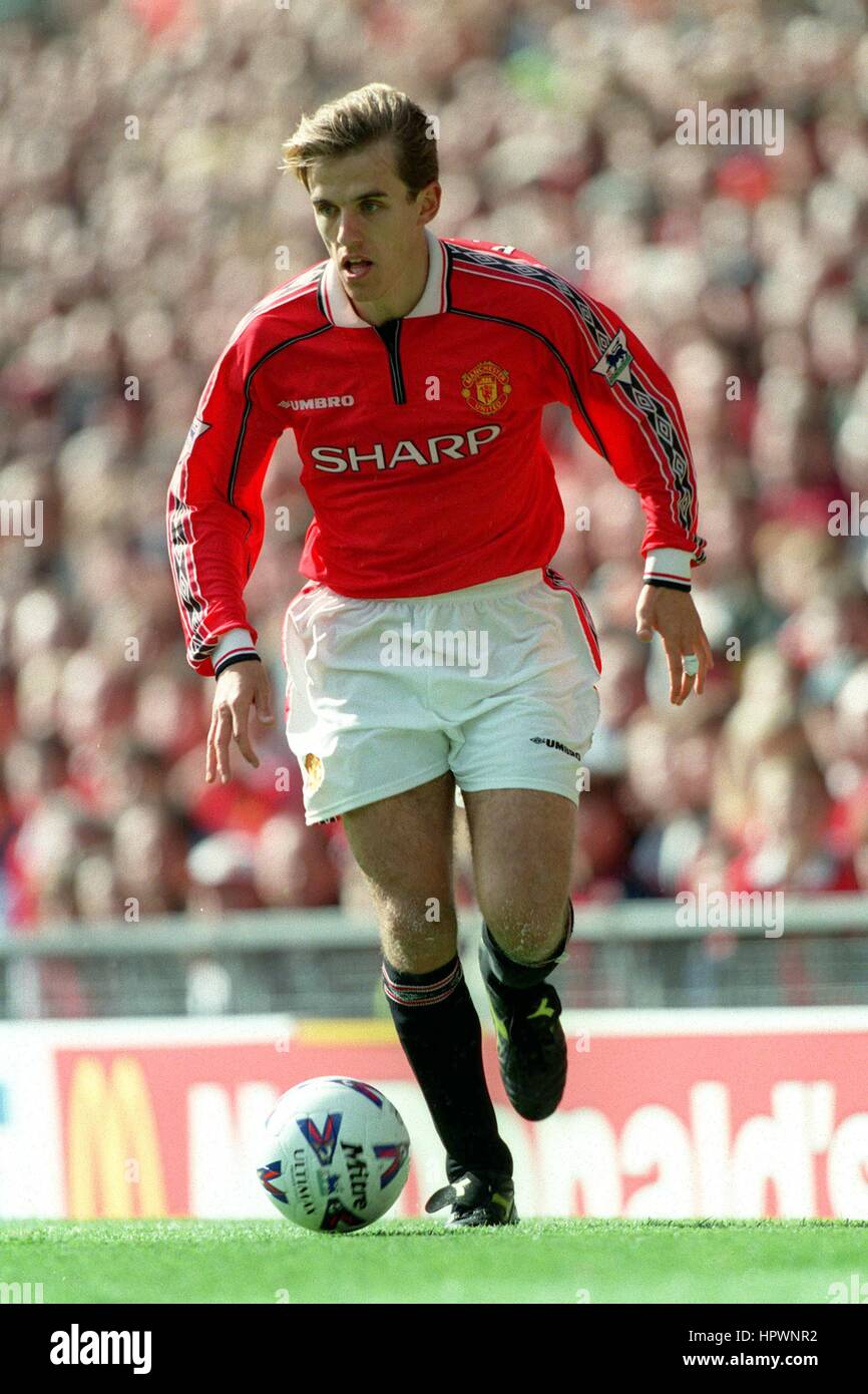 PHILIP NEVILLE MANCHESTER UNITED FC 14. September 1998 Stockfoto