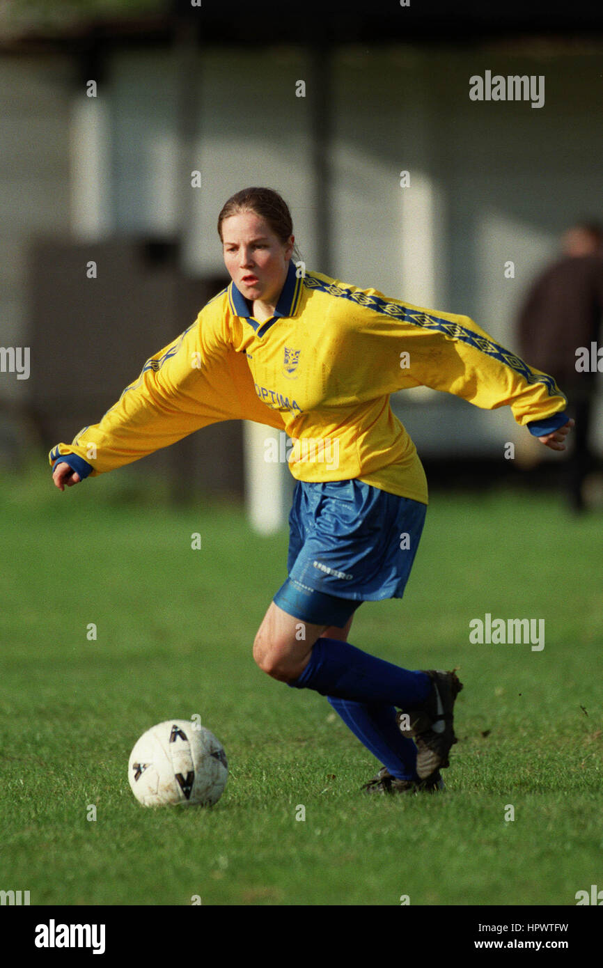 VICKY EXLEY DONCASTER BELLES LFC 18. Oktober 1998 Stockfoto