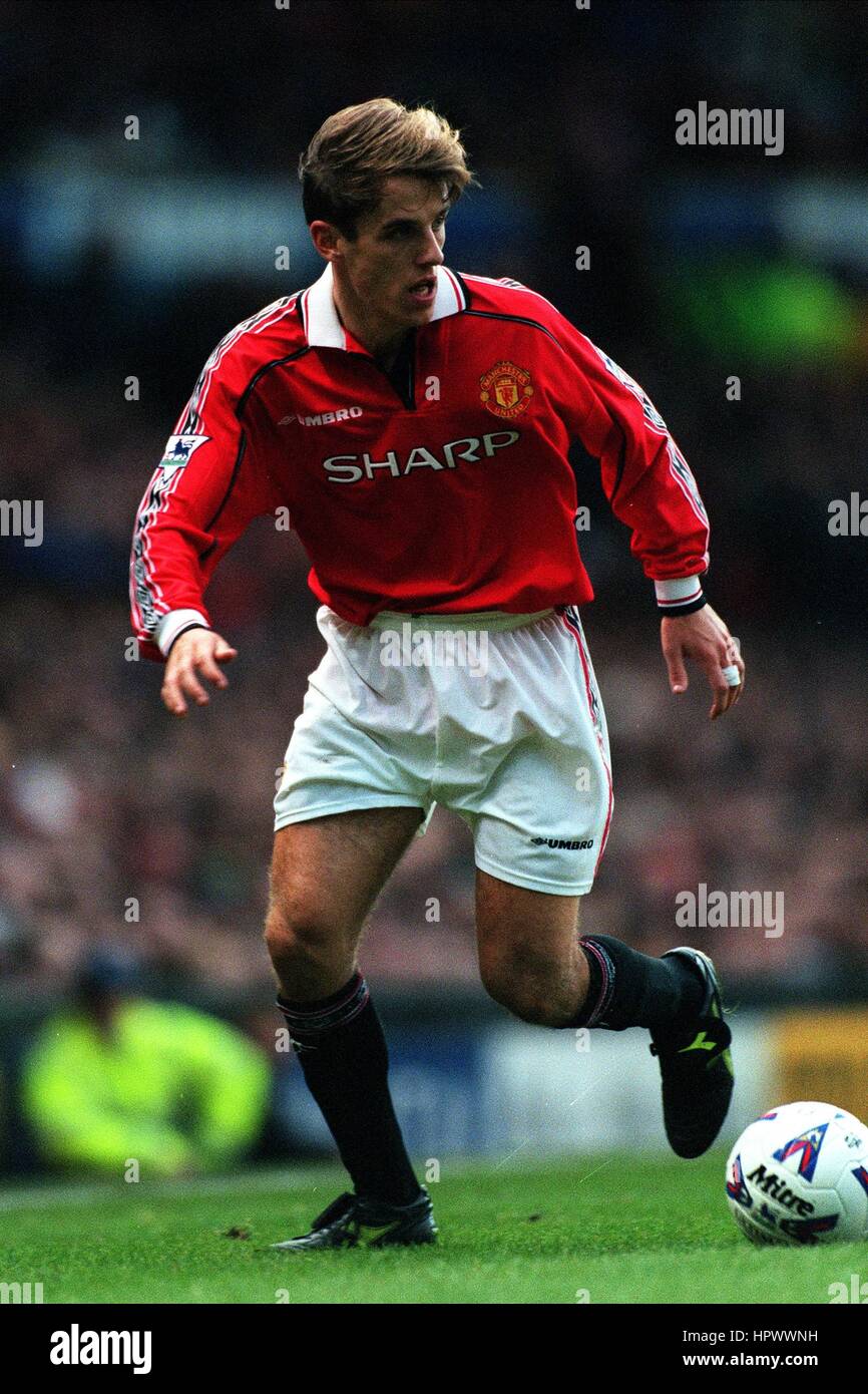 PHILIP NEVILLE MANCHESTER UNITED FC 16. November 1998 Stockfoto