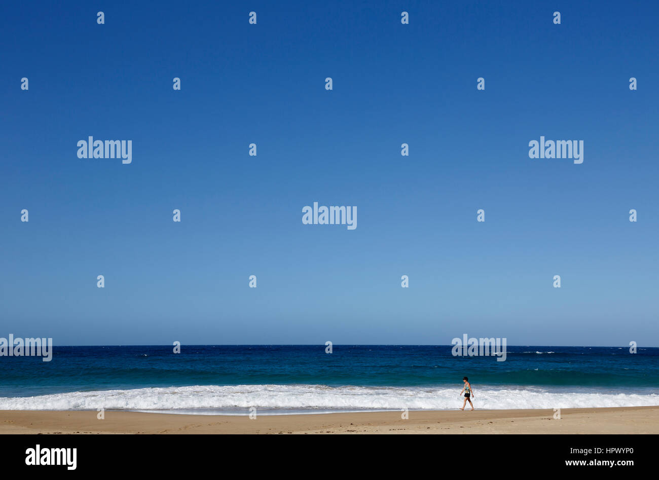 Nordküste karibische tropischen Strand, Isabela, Puerto Rico Stockfoto