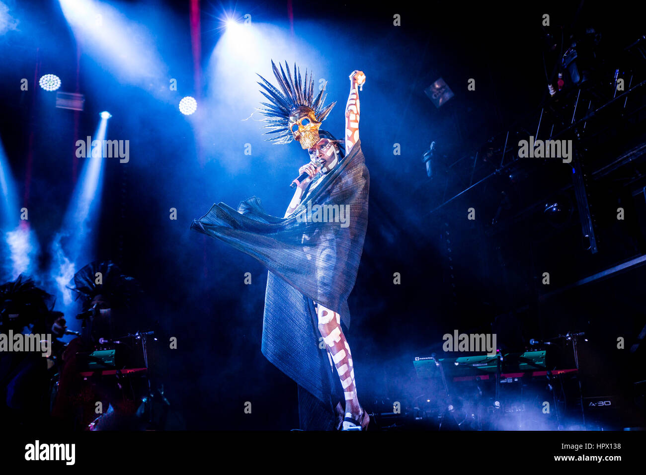 Grace Jones Live Beim Festival No6 In Portmeirion Wales September 2015 Stockfoto