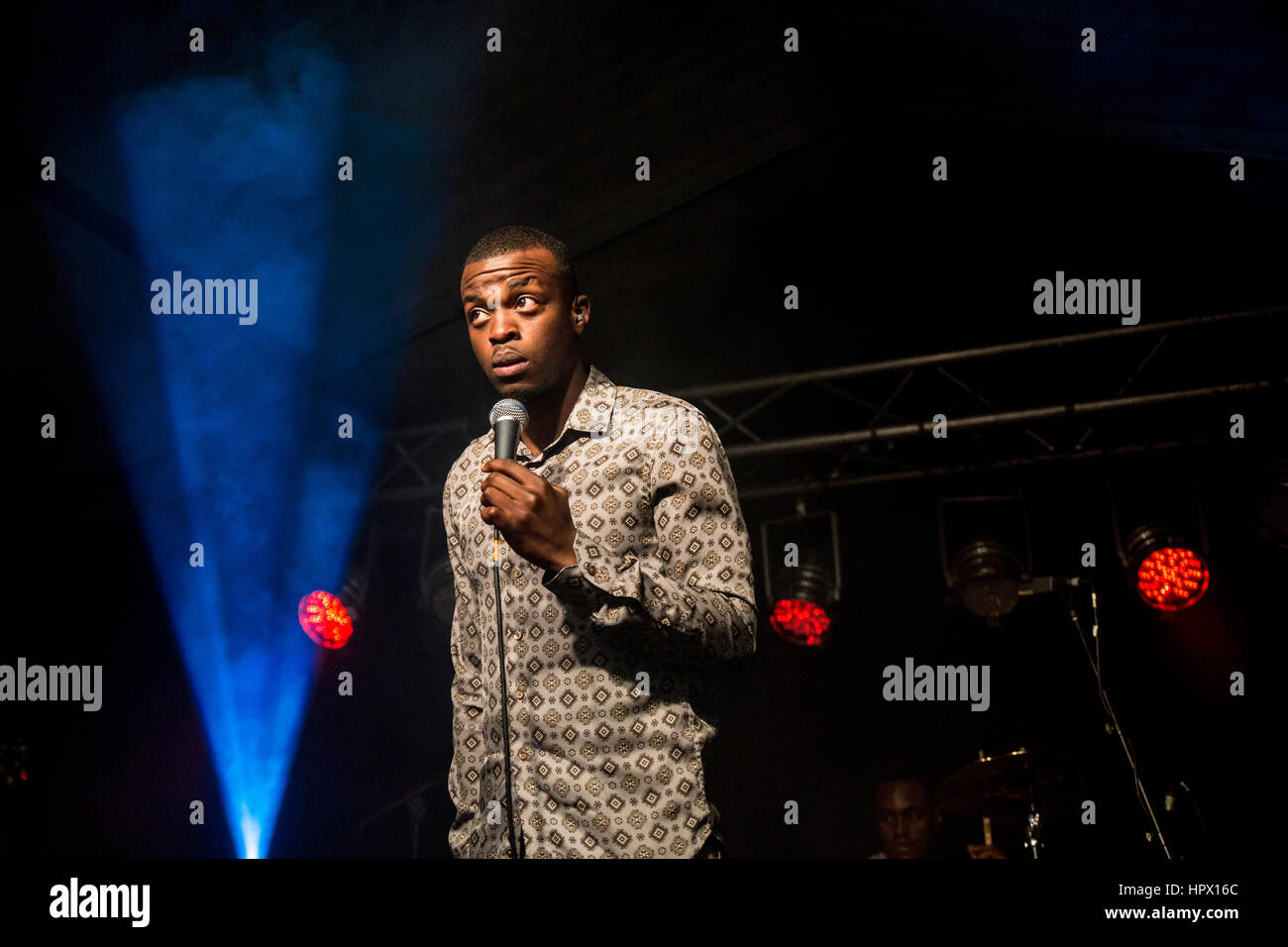 George Der Dichter, Der Live Beim Liverpool Sound City Festival Aufgeführt Wird Mai 2015 Stockfoto