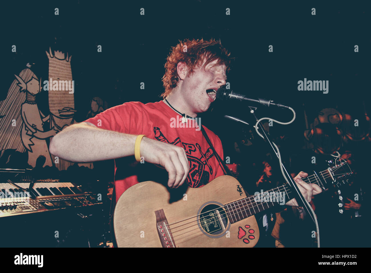 Ed Sheeran Beim Liverpool Sound City Festival Im Mai 2011 Stockfoto