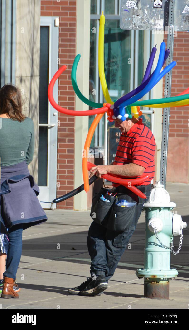 Kürbis Herbst Festivals in Colorado Stockfoto